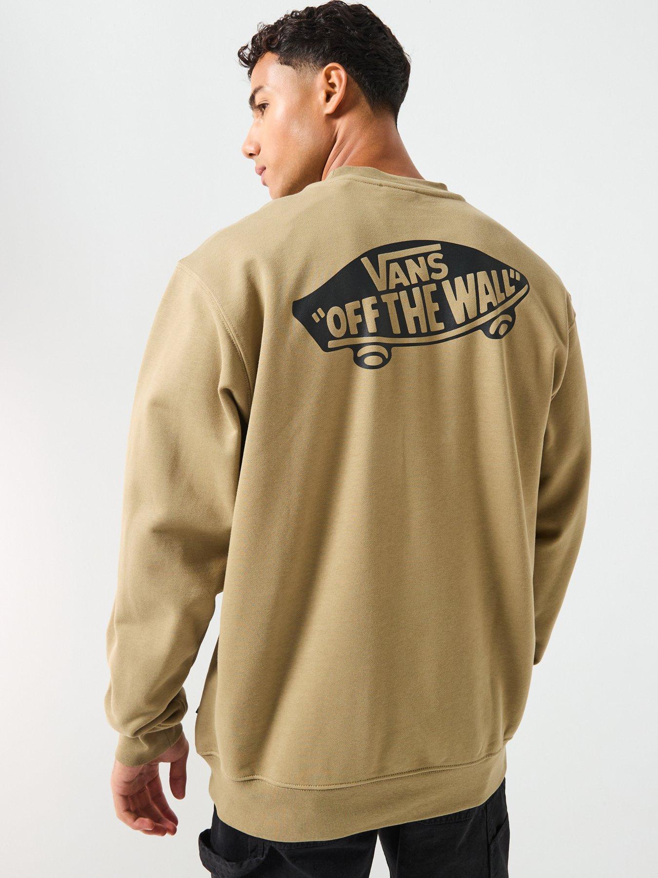 Vans Mens Style 76 Oversized French Terry Crew - Green
