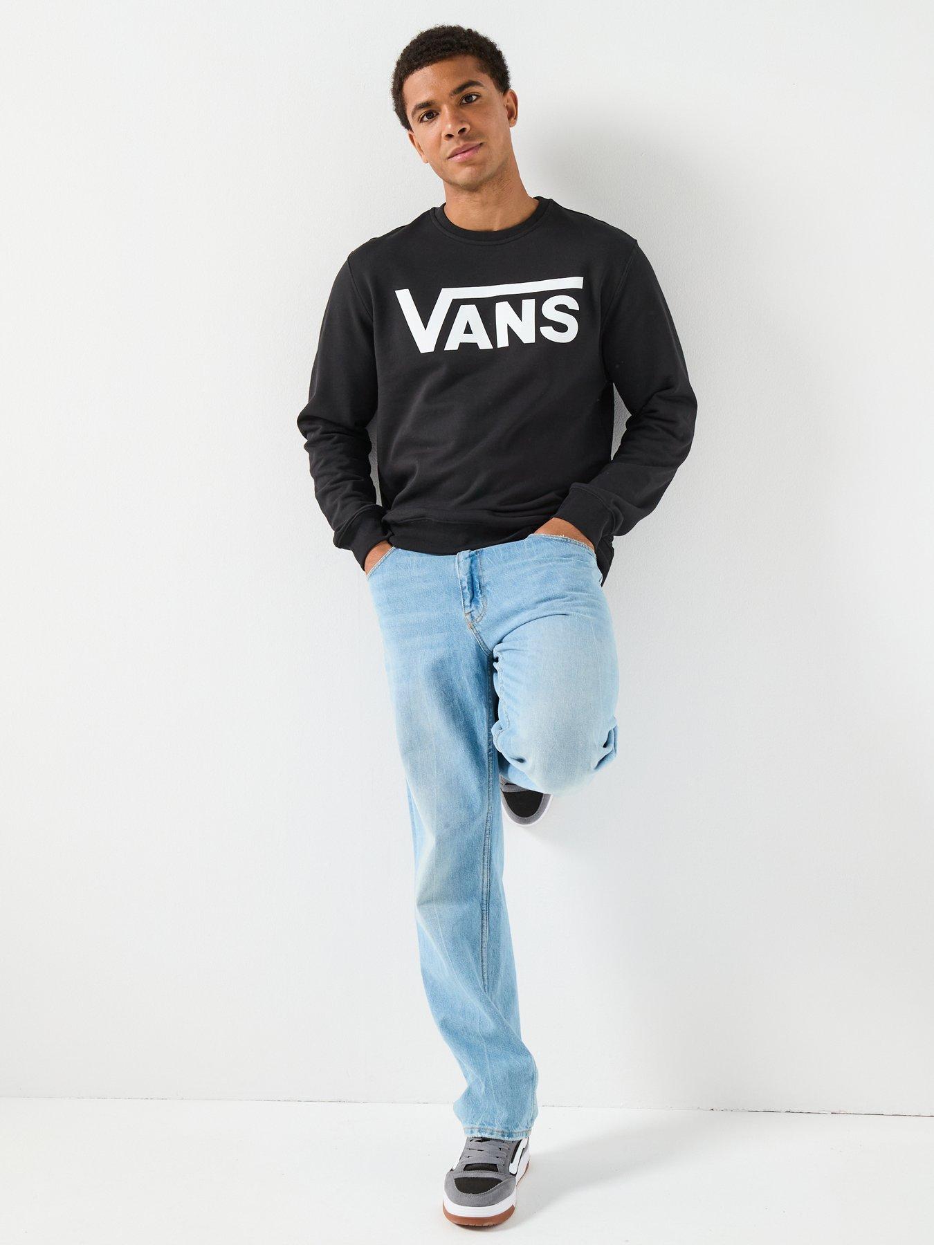 Image 3 of 6 of Vans Mens Classic Iii Crew - Black