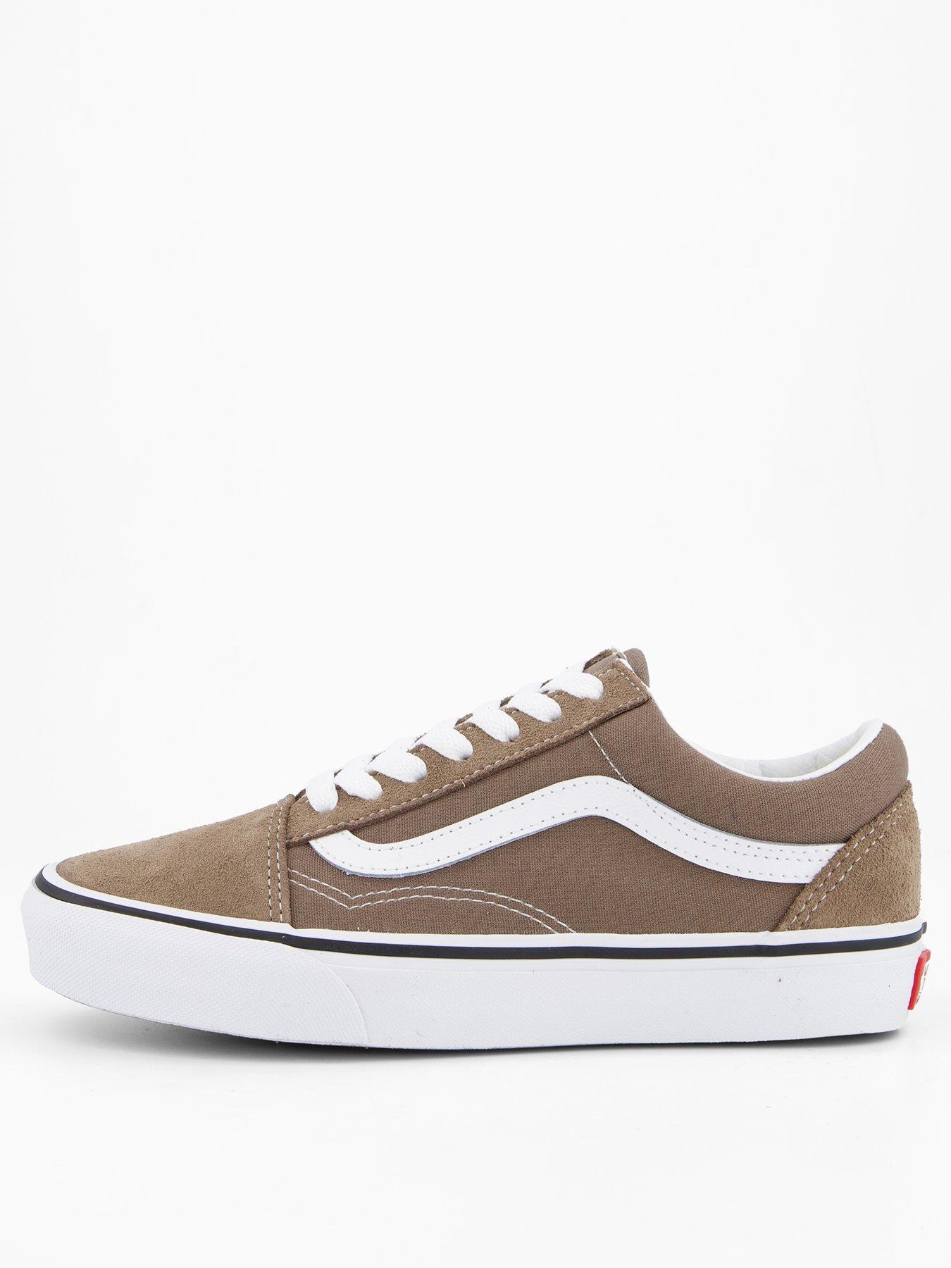  image of vans-junior-old-skool-trainers-brown