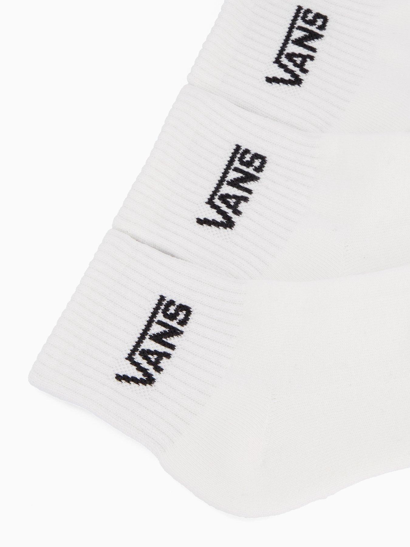  image of vans-junior-classic-half-crew-socks-white
