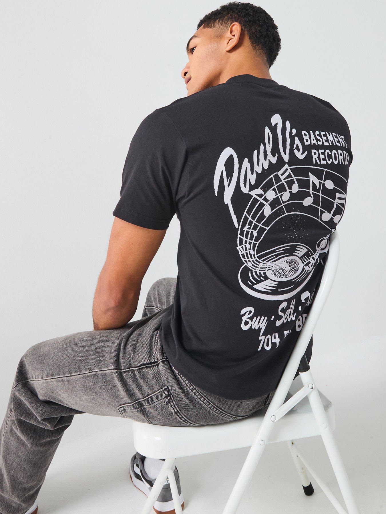 Image 1 of 5 of Vans Mens Paul Vs Short Sleeve T-Shirt - Black