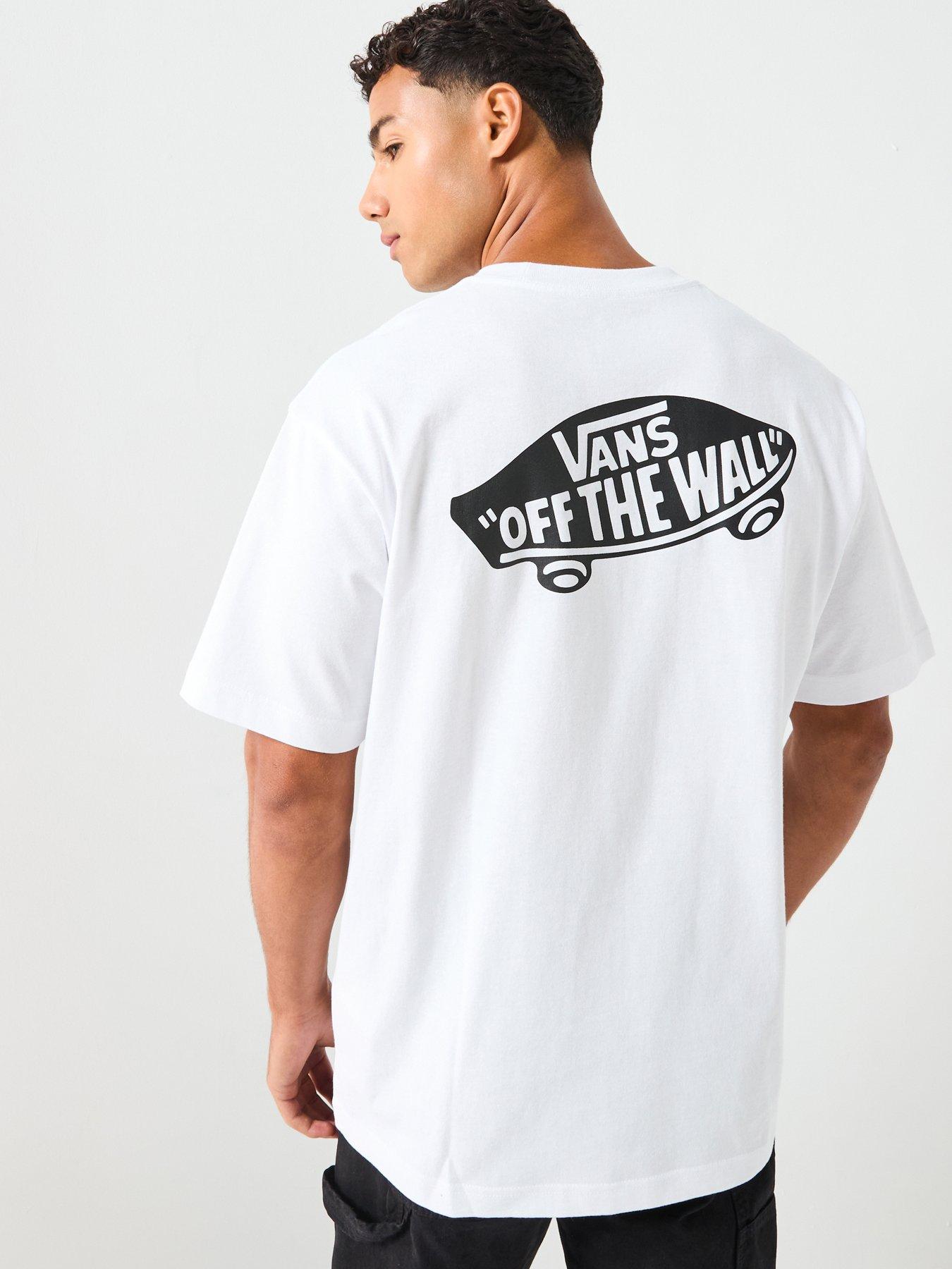 Vans Mens Style 76 Oversized Short Sleeve T-Shirt - White/Black