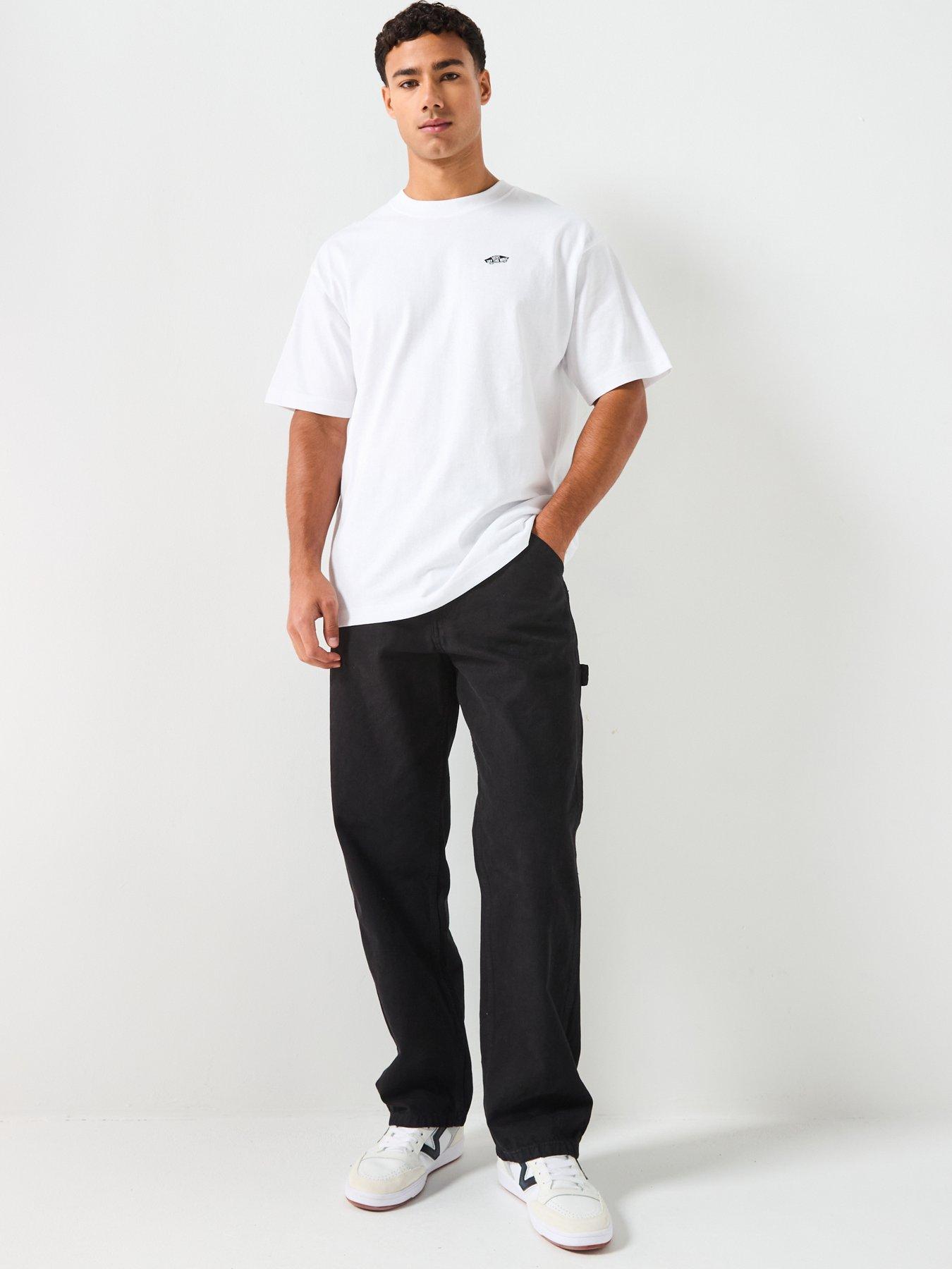  image of vans-mens-style-76-oversized-short-sleeve-t-shirt-whiteblack