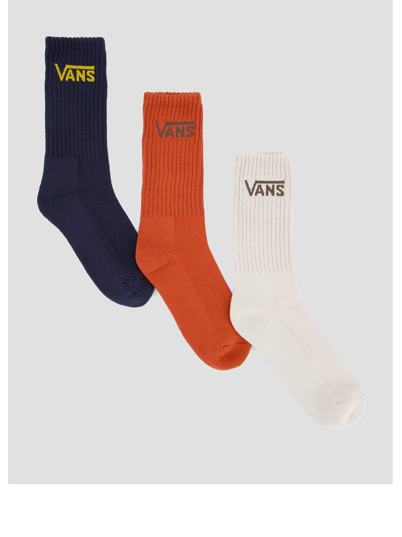 Vans Mens Classic Crew Socks - Red