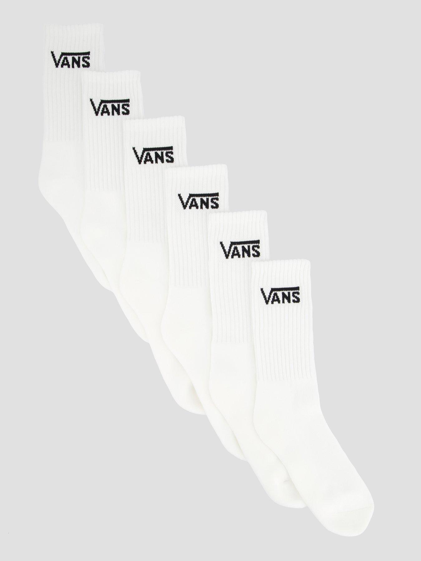 Vans Unisex Classic Crew Socks - White