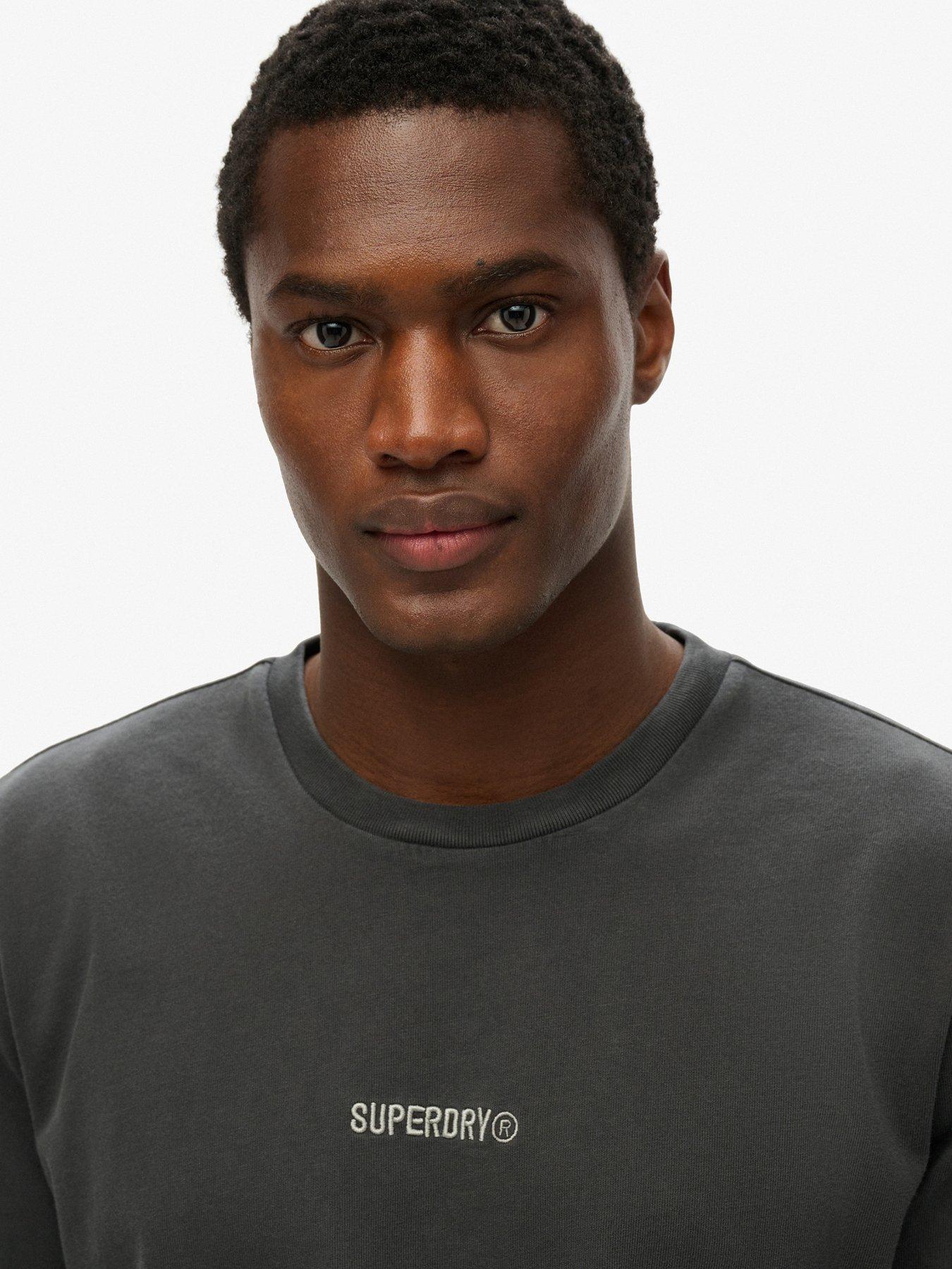 Image 3 of 4 of Superdry Micro Logo T Shirt - Black