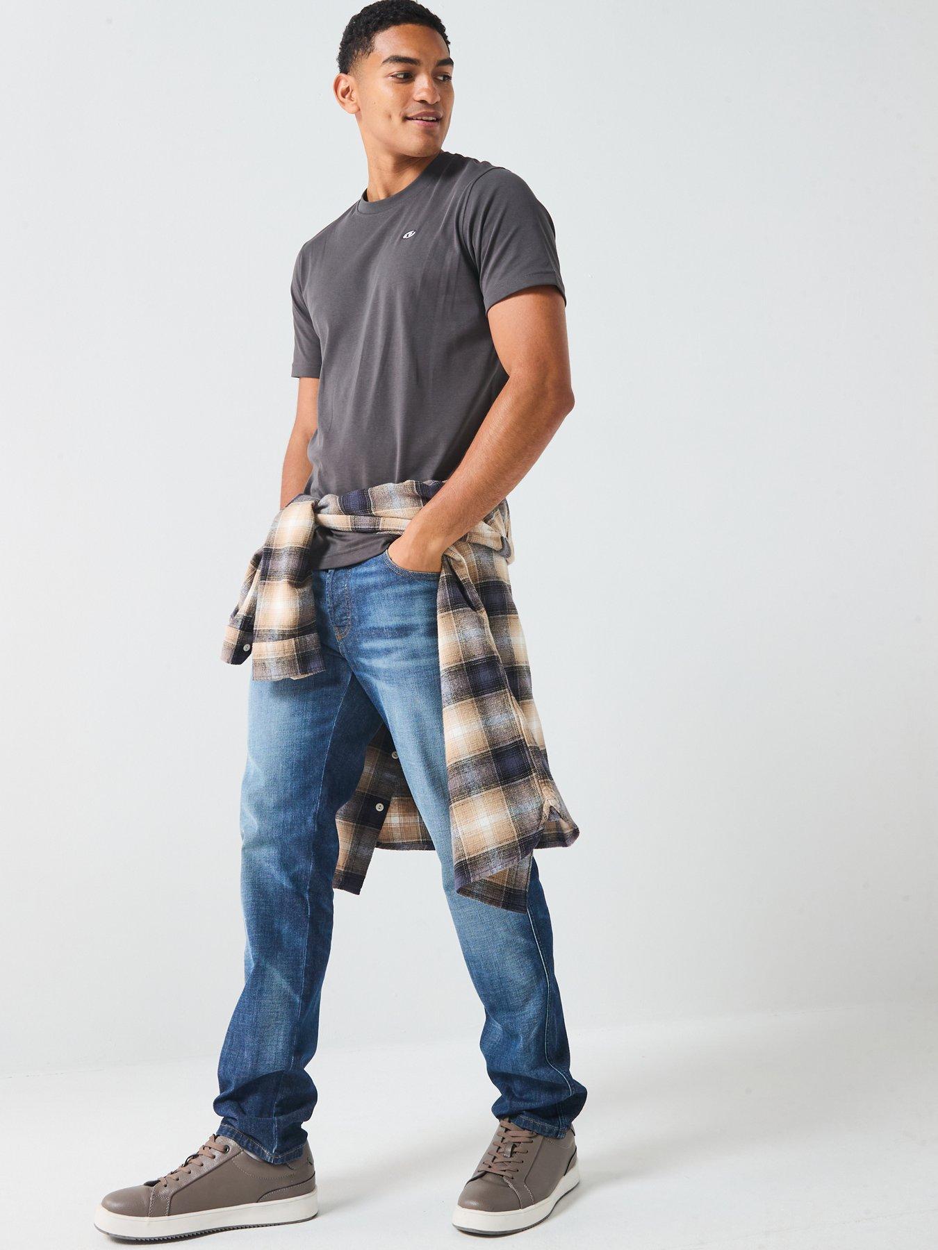  image of diesel-d-vyl-slim-straight-fit-jeans--blue