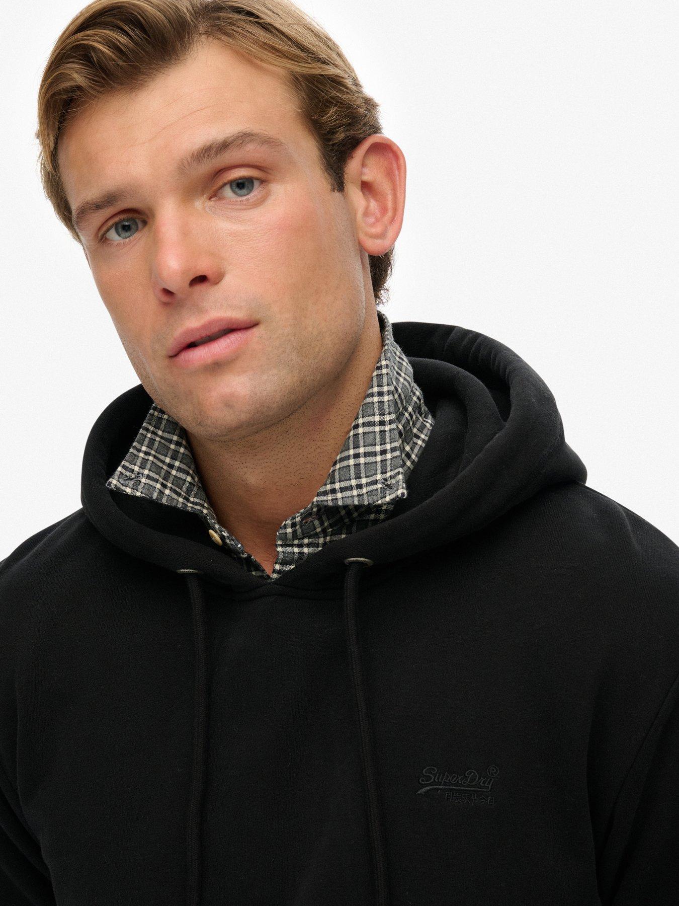 Image 4 of 4 of Superdry Essential Logo Hoodie - Black
