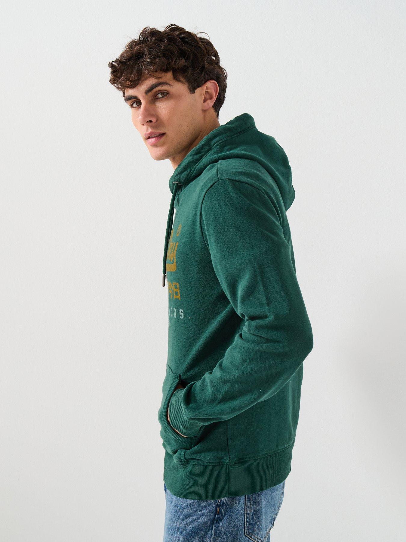  image of superdry-vintage-duo-classic-hoodie-green