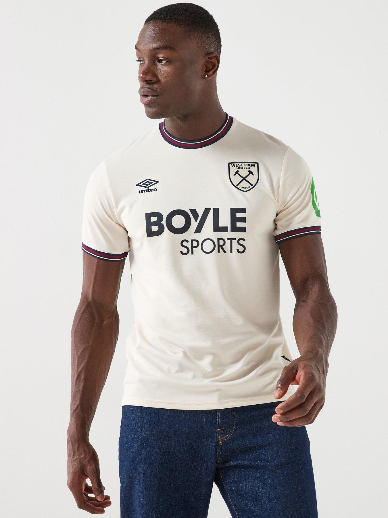 Castore Mens West Ham Away Football Shirt - Beige