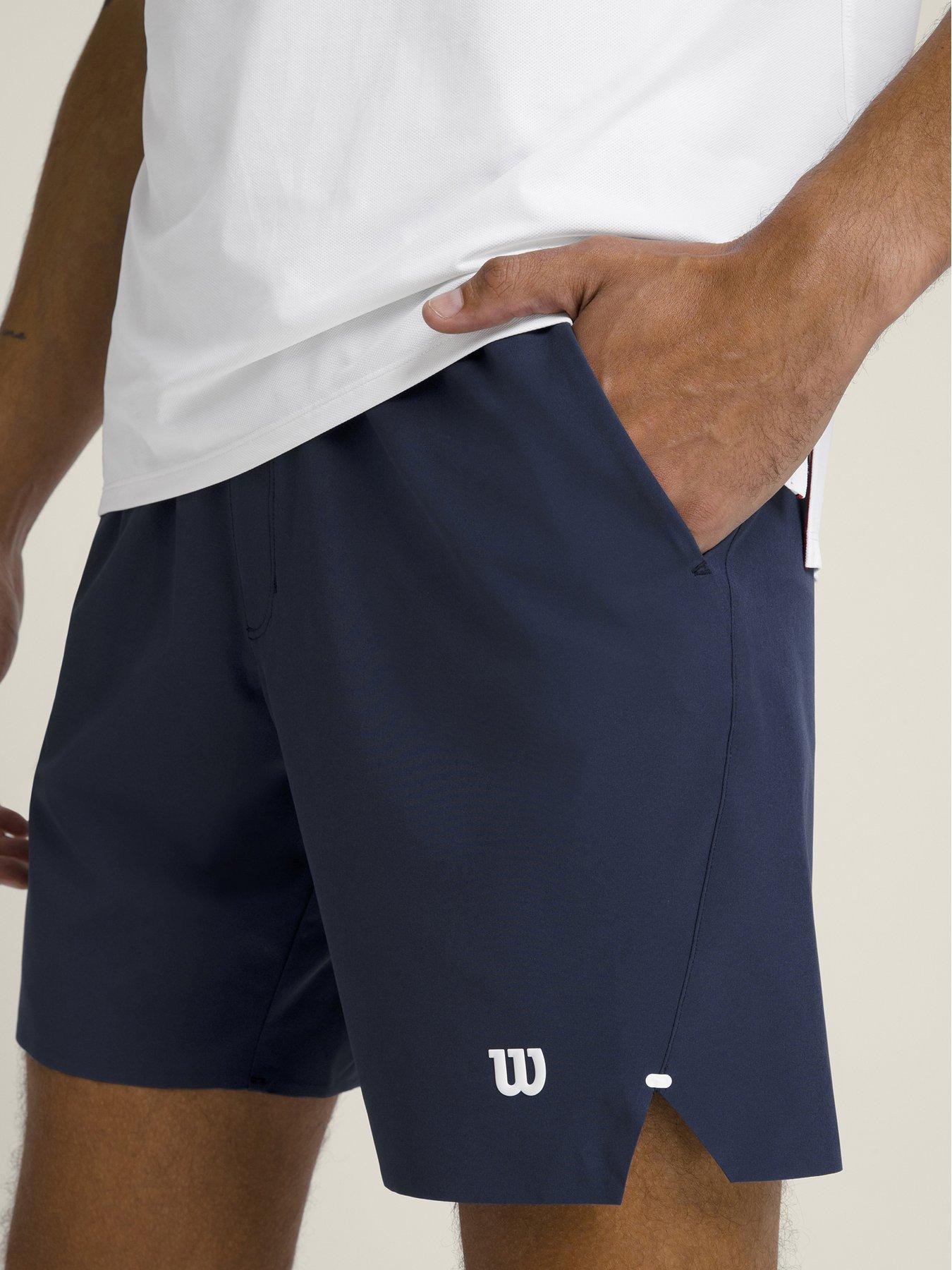 Image 1 of 4 of Wilson Mens Tennis Tournament Short V2 7-Inch Unlined - Navy