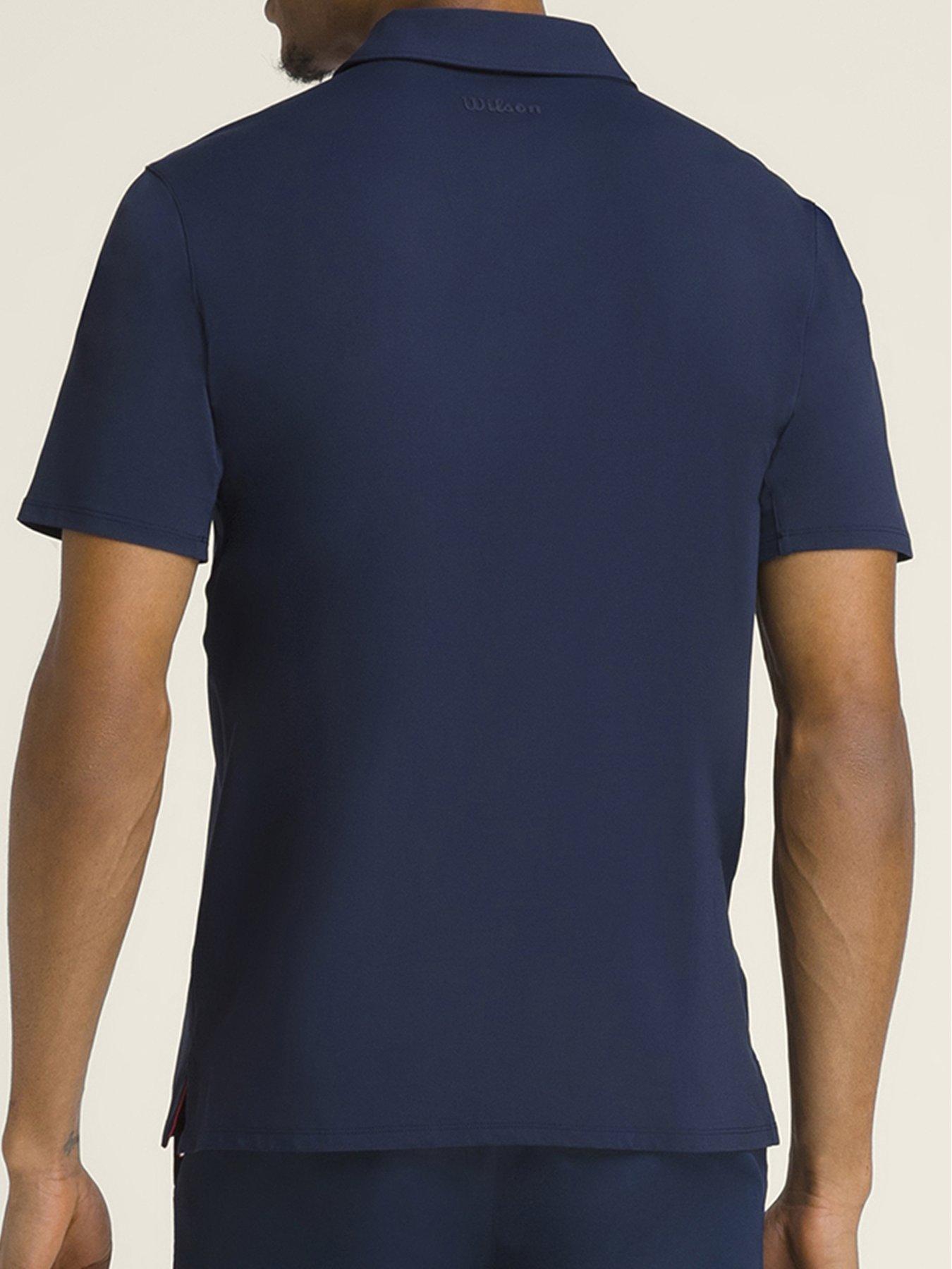 Image 2 of 4 of Wilson Mens Tennis League Polo - Navy