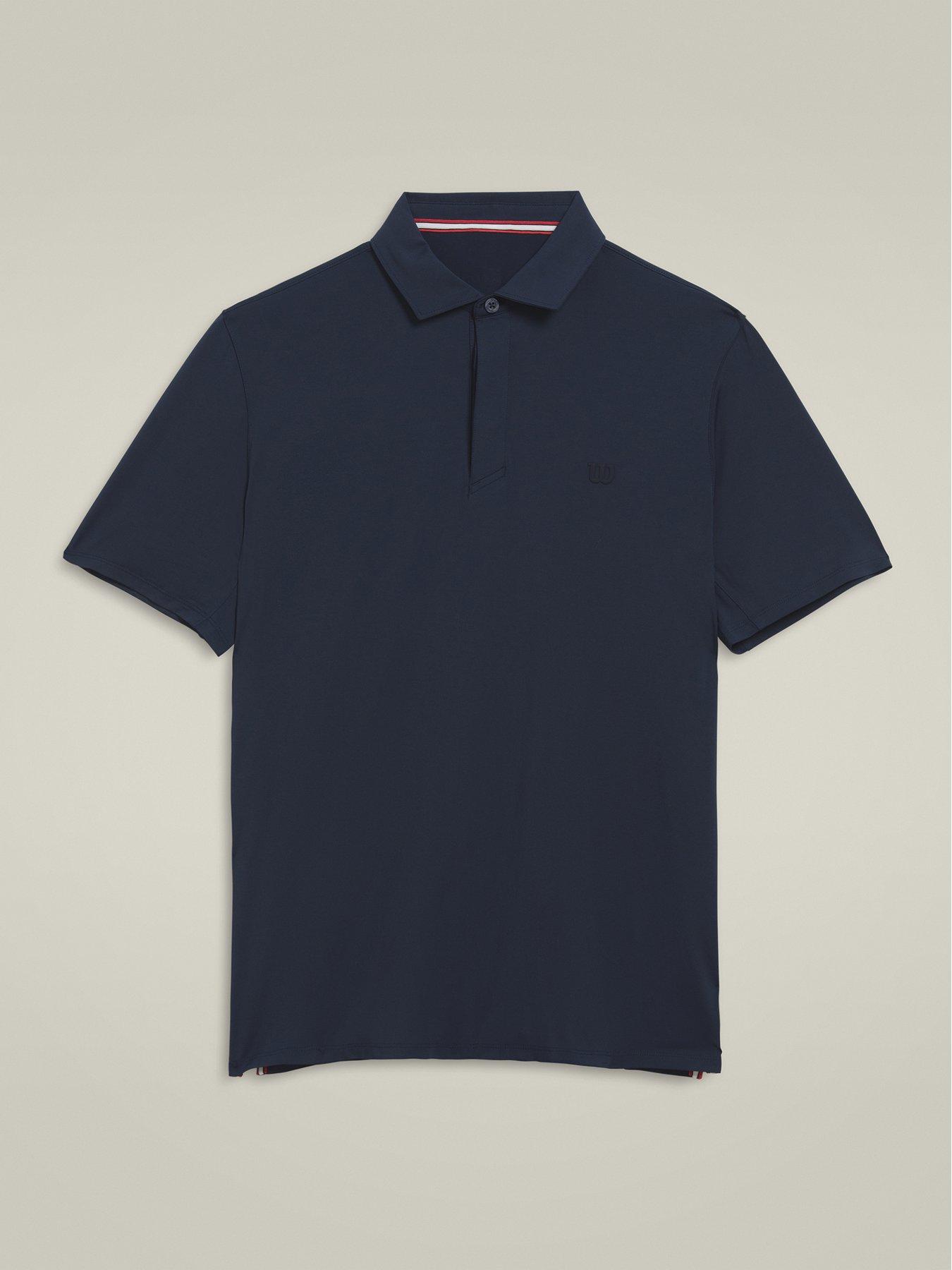 Image 4 of 4 of Wilson Mens Tennis League Polo - Navy