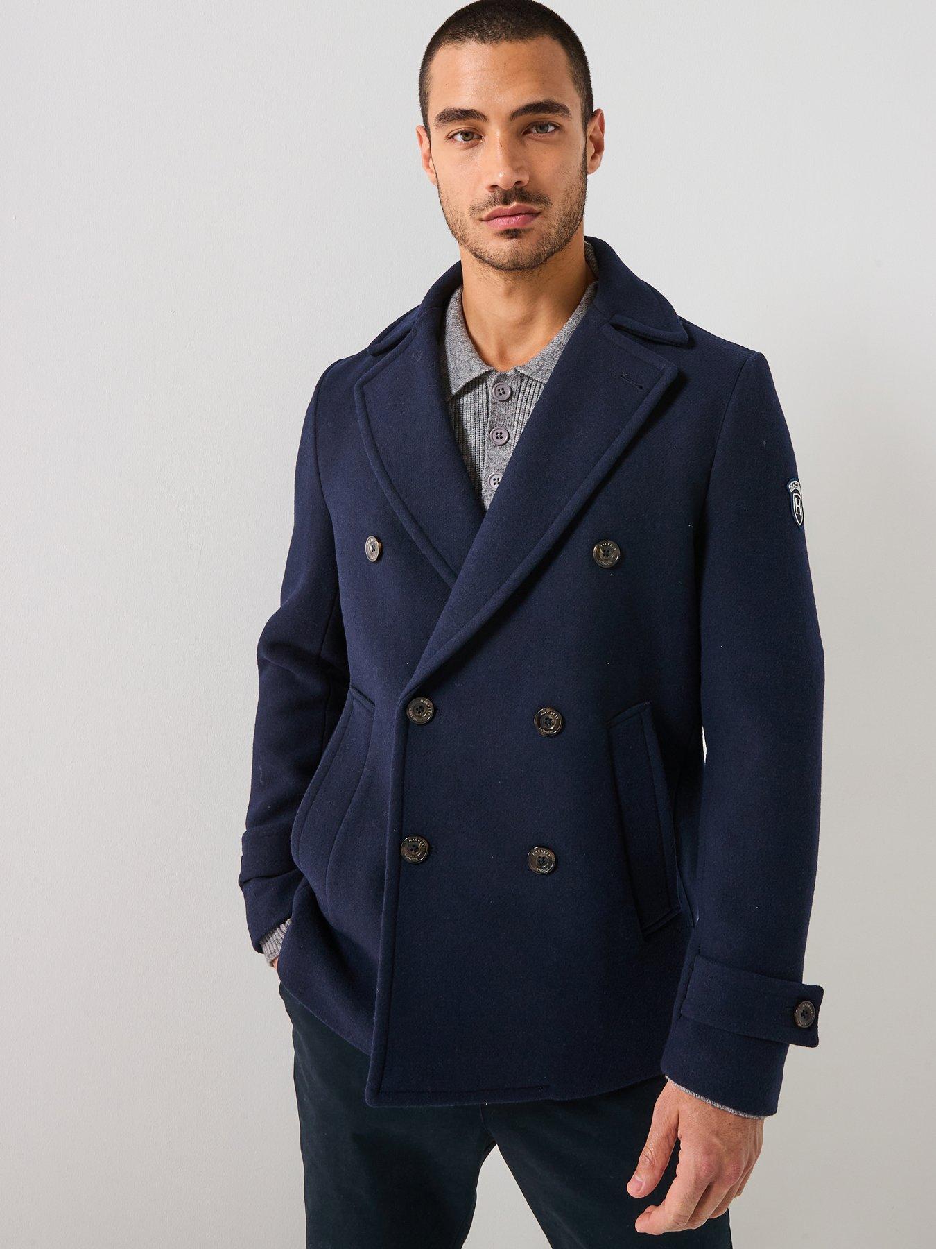 Hackett Greenwich Peacoat - Navy | Littlewoods