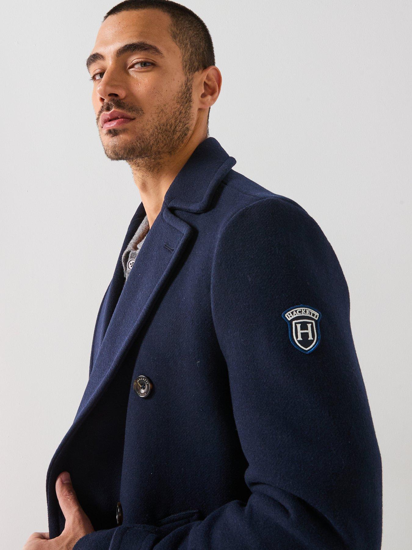  image of hackett-greenwich-peacoat-navy