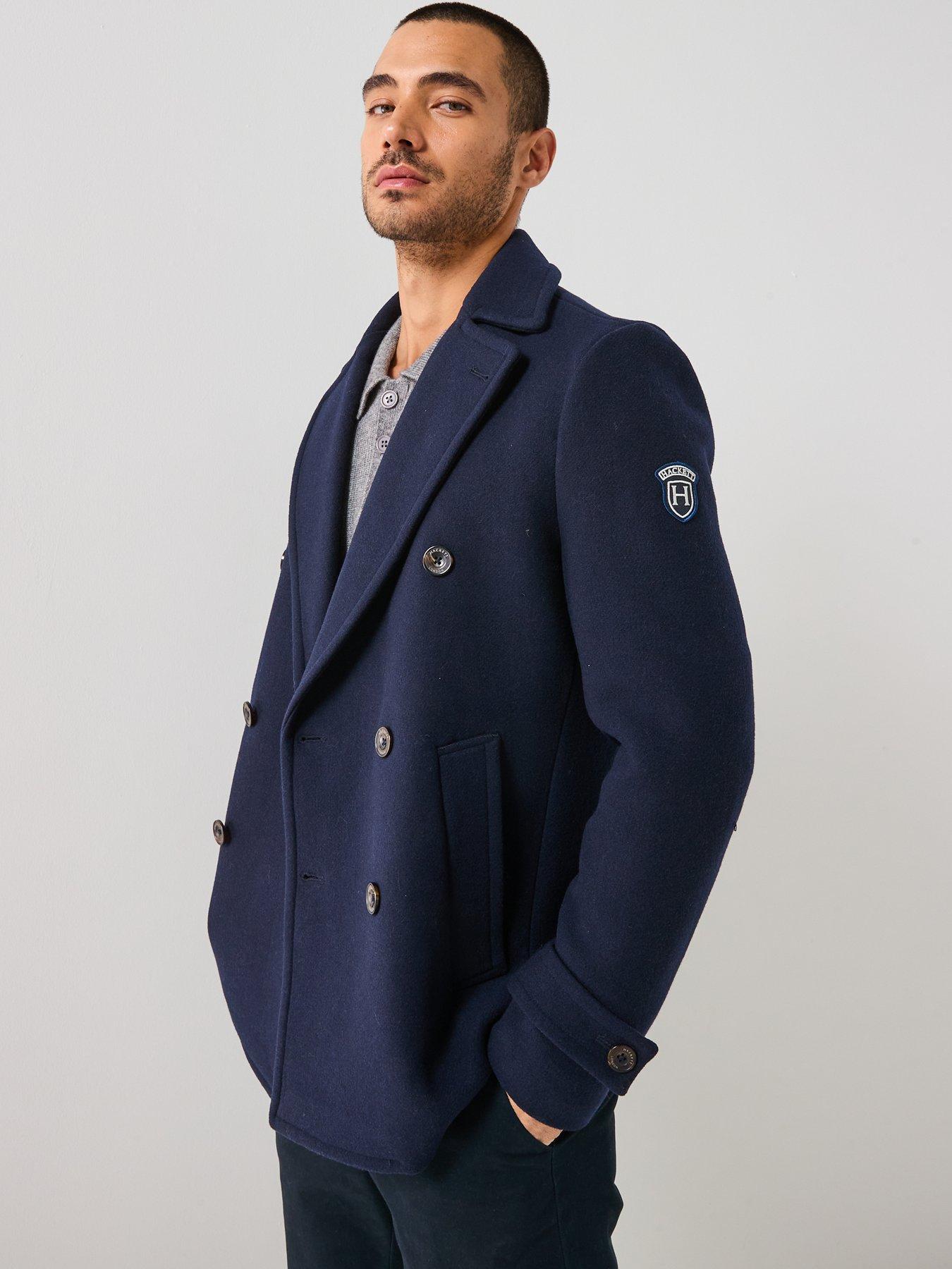 Hackett Greenwich Peacoat - Navy | Littlewoods