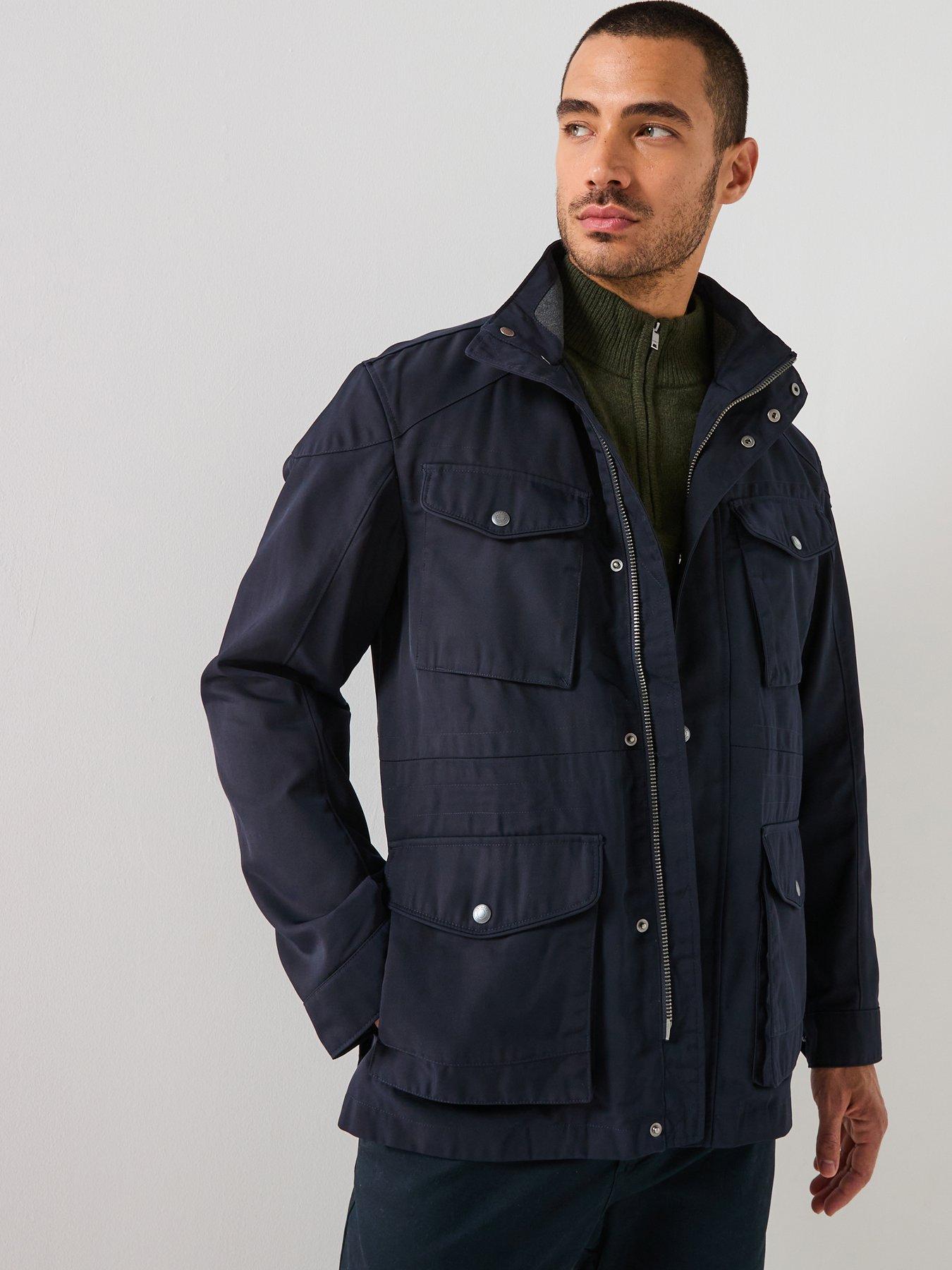 Hackett Velospeed Mid Length Jacket - Navy