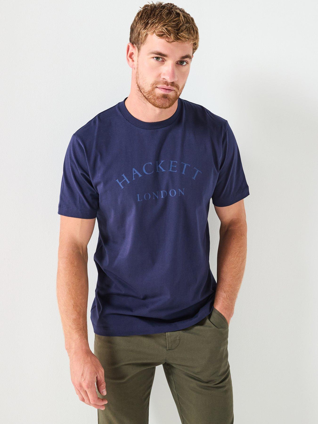 Image 1 of 6 of Hackett Hackett Heritage Essential T-shirt - Navy