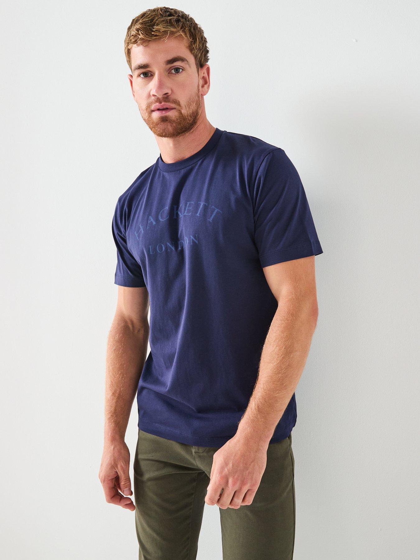 Image 6 of 6 of Hackett Hackett Heritage Essential T-shirt - Navy
