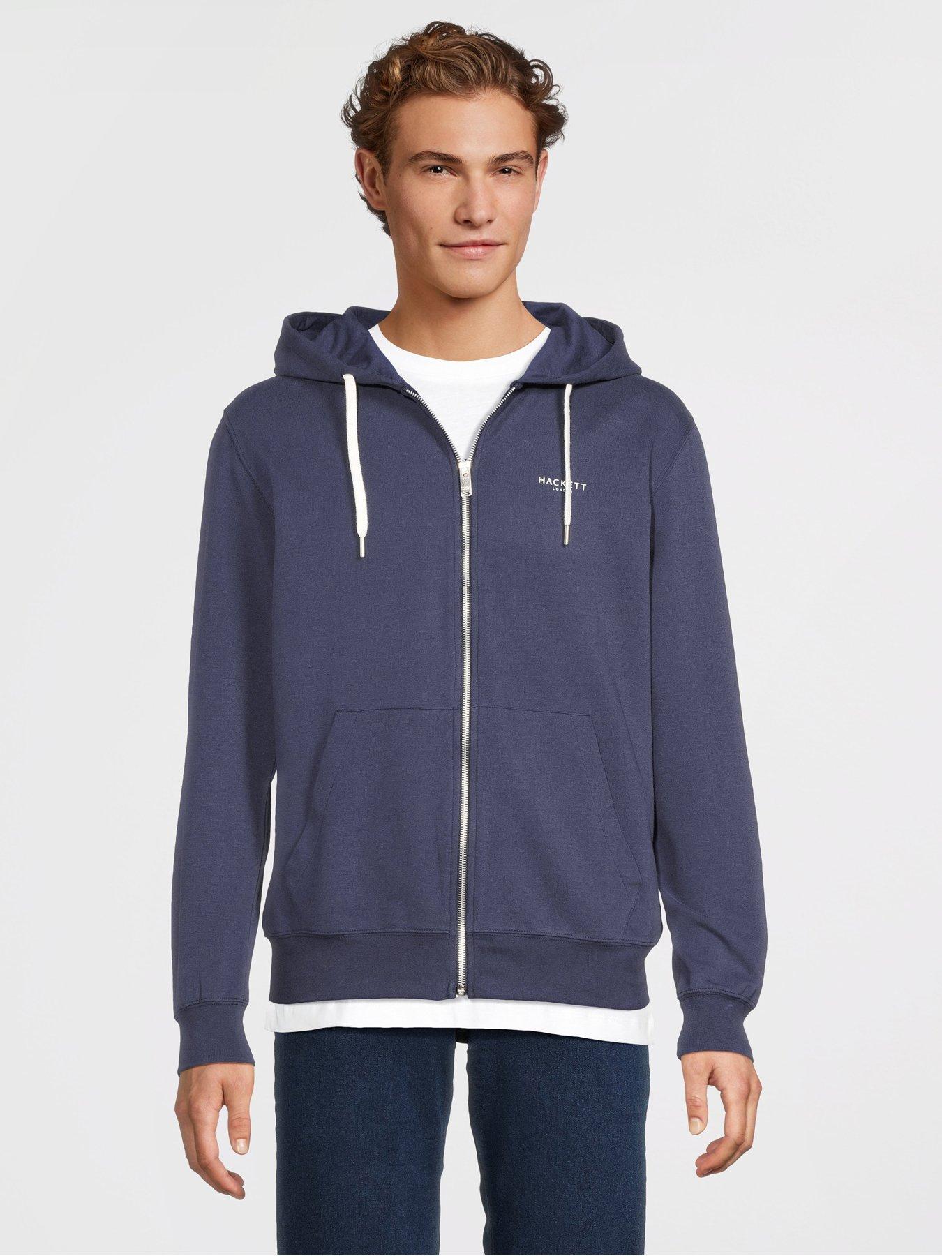 hackett-brushed-cotton-zip-hoodie-navy