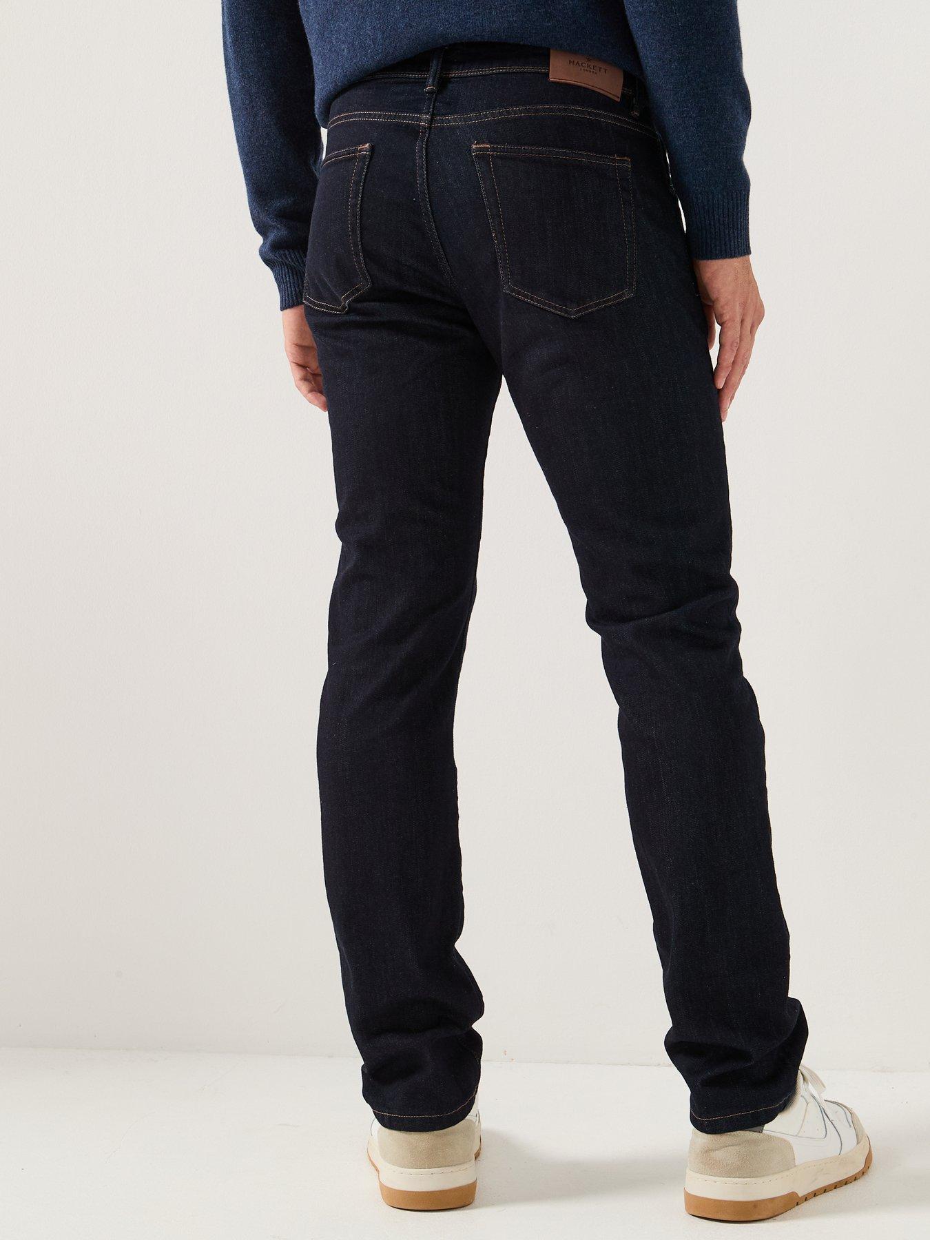 stillFront image of hackett-rinse-wash-slim-jean-dark-wash