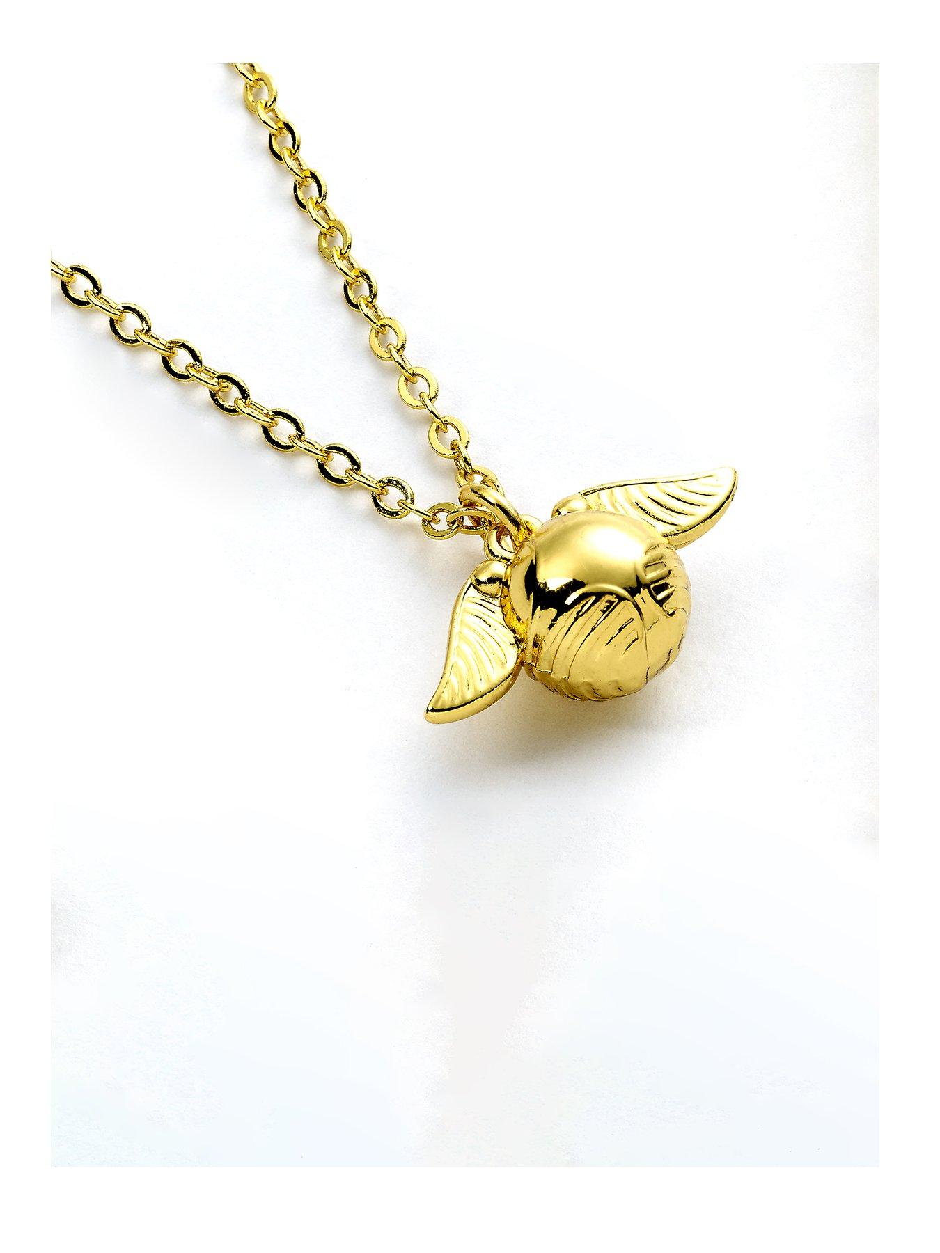 undefined Golden Snitch Gold Tone Necklace
