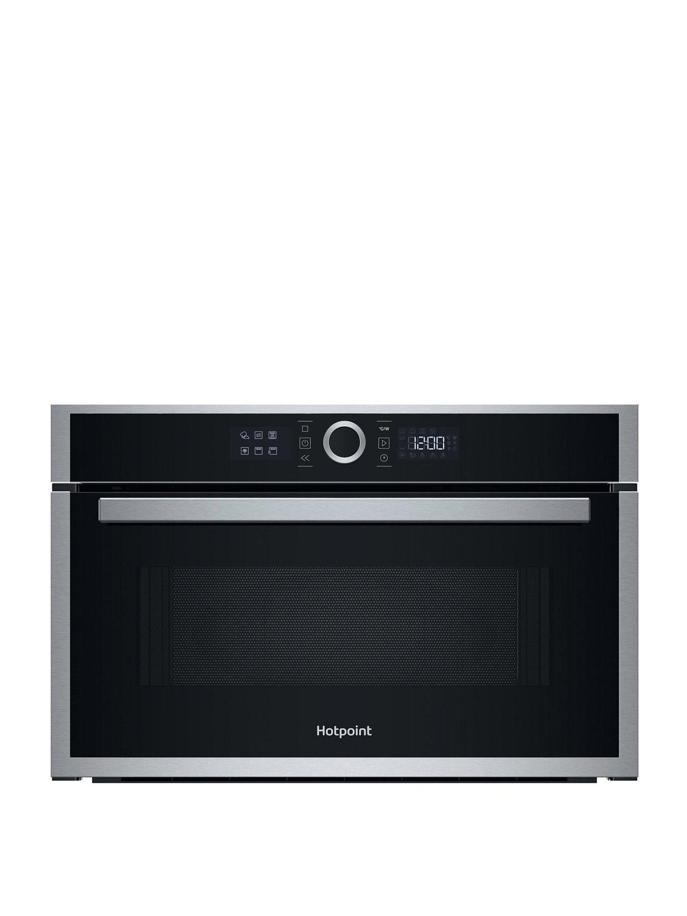 Image 1 of 7 of Hotpoint HMD44MXUK - Built-in Microwave with Grill - Silver