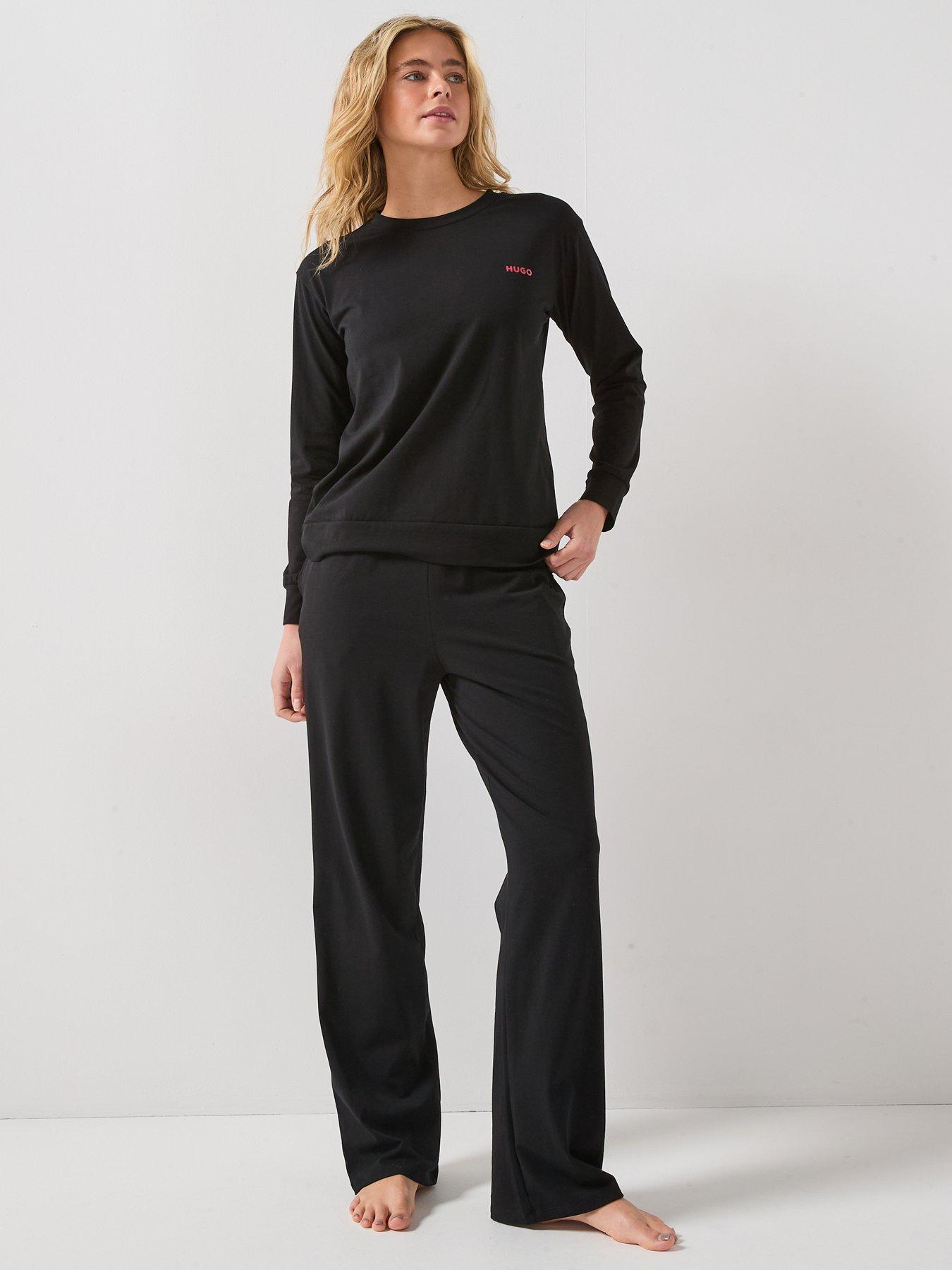 Image 3 of 5 of HUGO Logo Pyjama Pant - Black