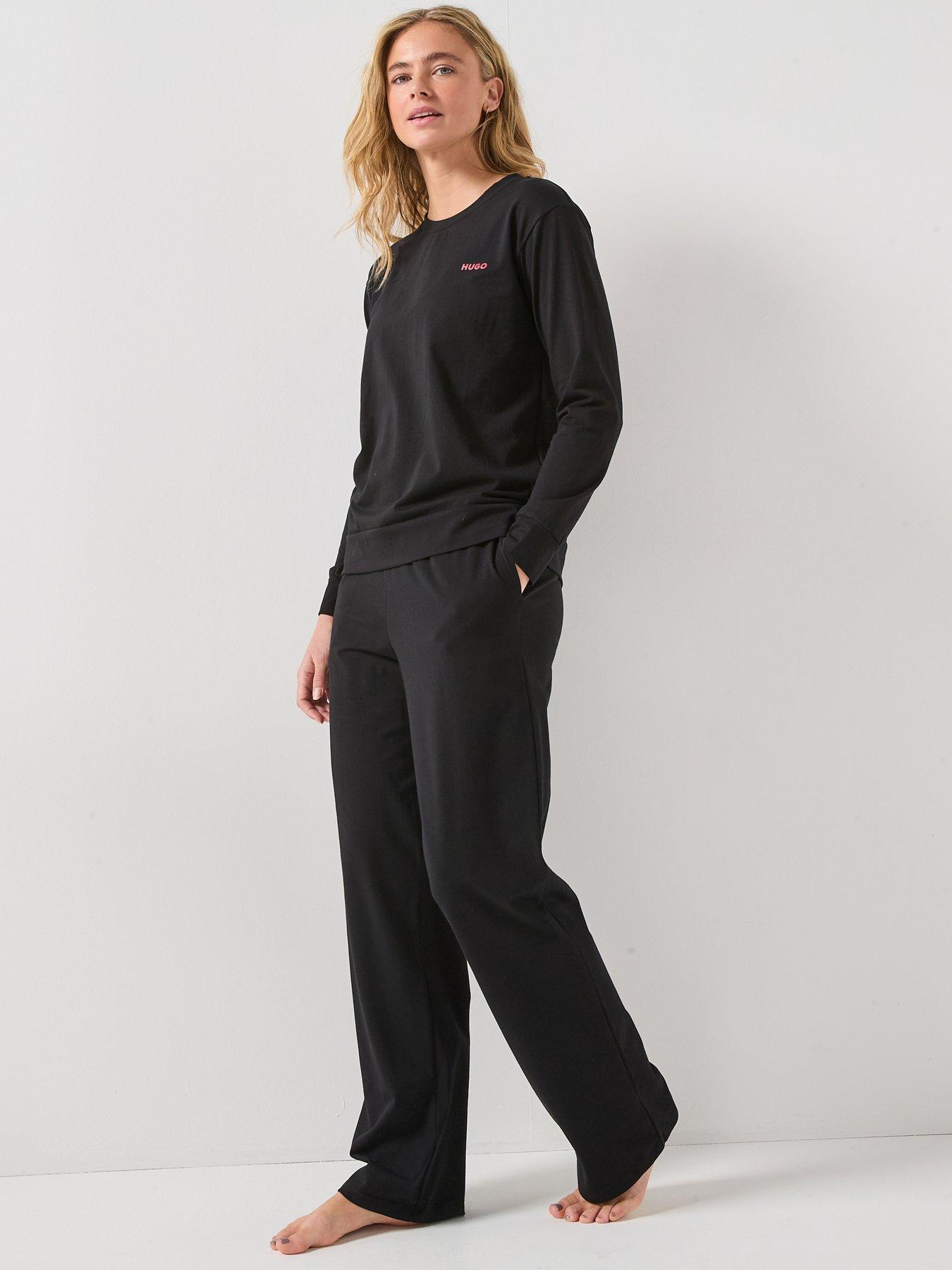 Image 5 of 5 of HUGO Logo Pyjama Pant - Black