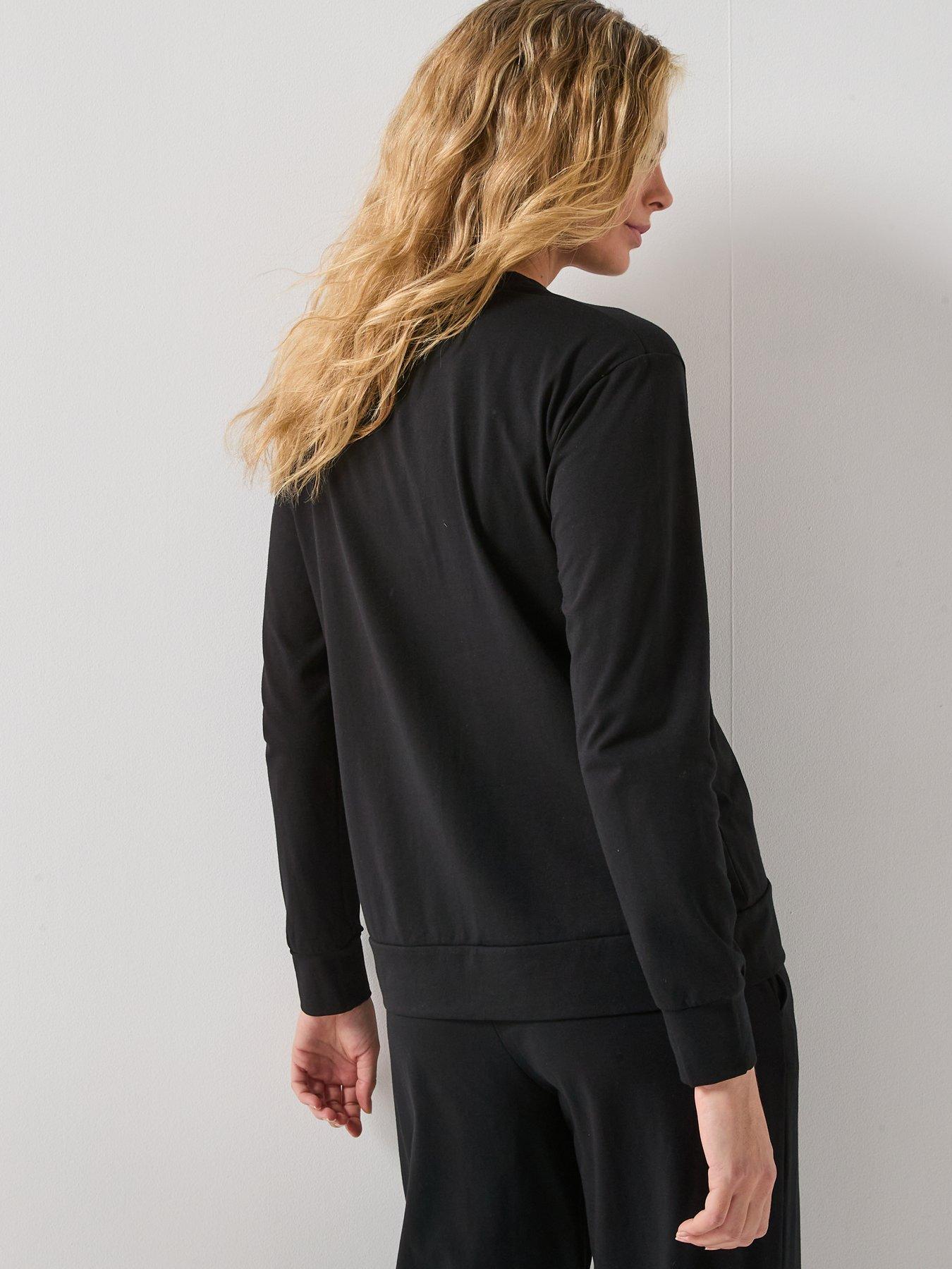 Image 2 of 5 of HUGO Logo Pyjama Shirt - Black