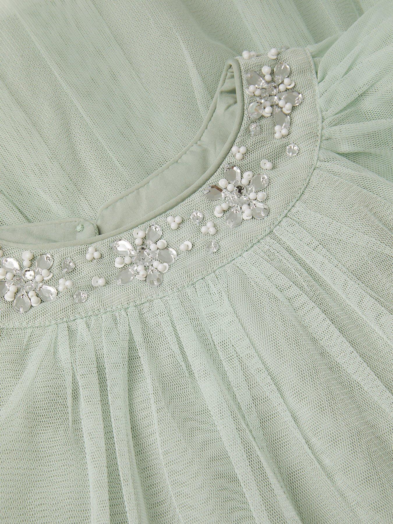  image of monsoon-girls-anastasia-beaded-neck-swirl-dress-light-green
