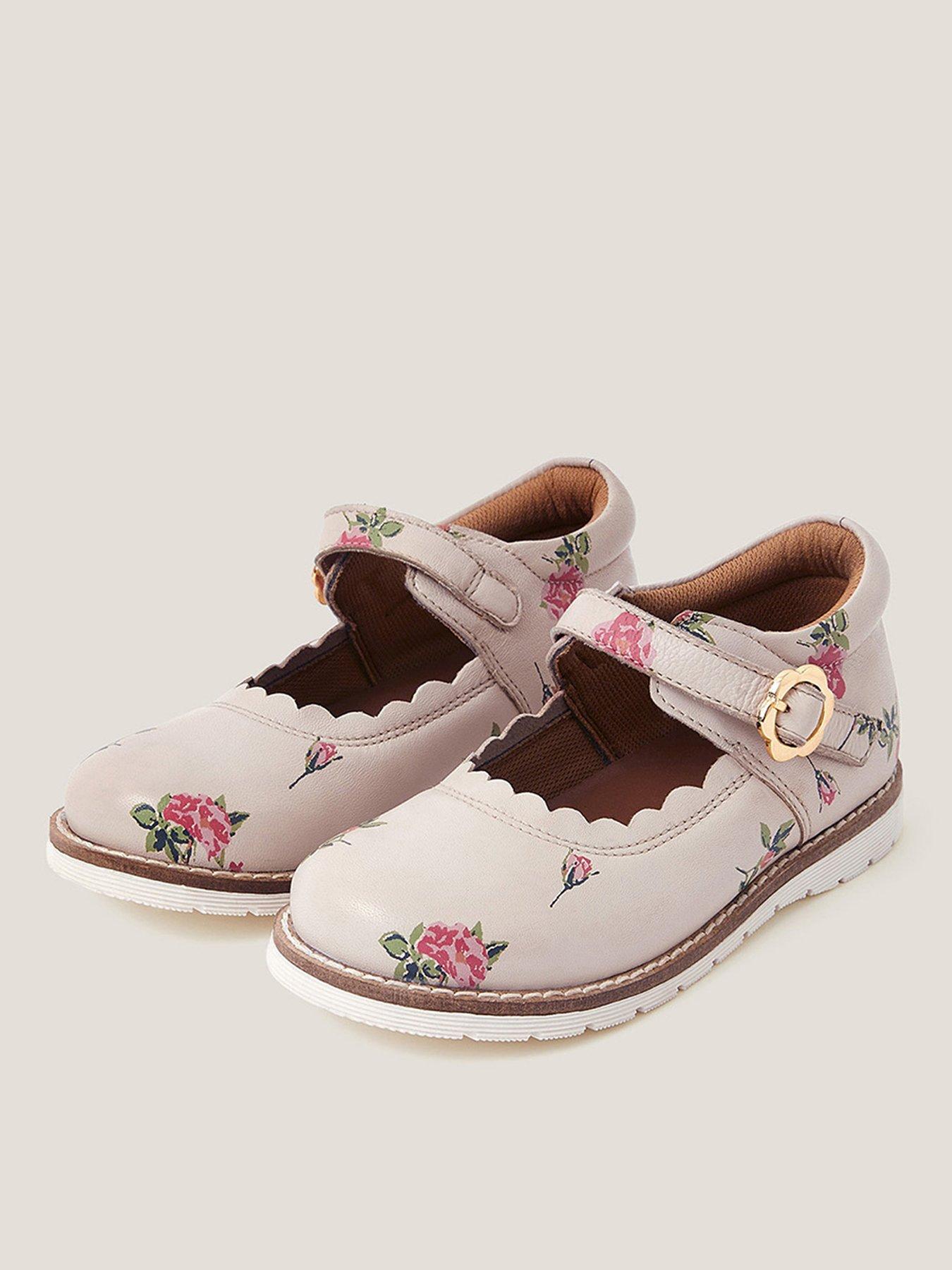  image of monsoon-girls-toddler-leather-mary-jane-shoes-multi