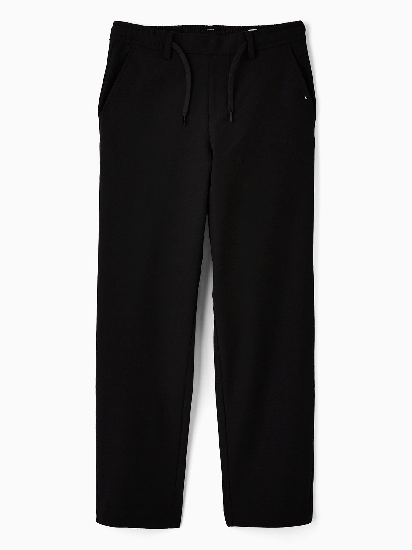 Jack & Jones Junior Boys Kane Commute Travel Joggers - Black