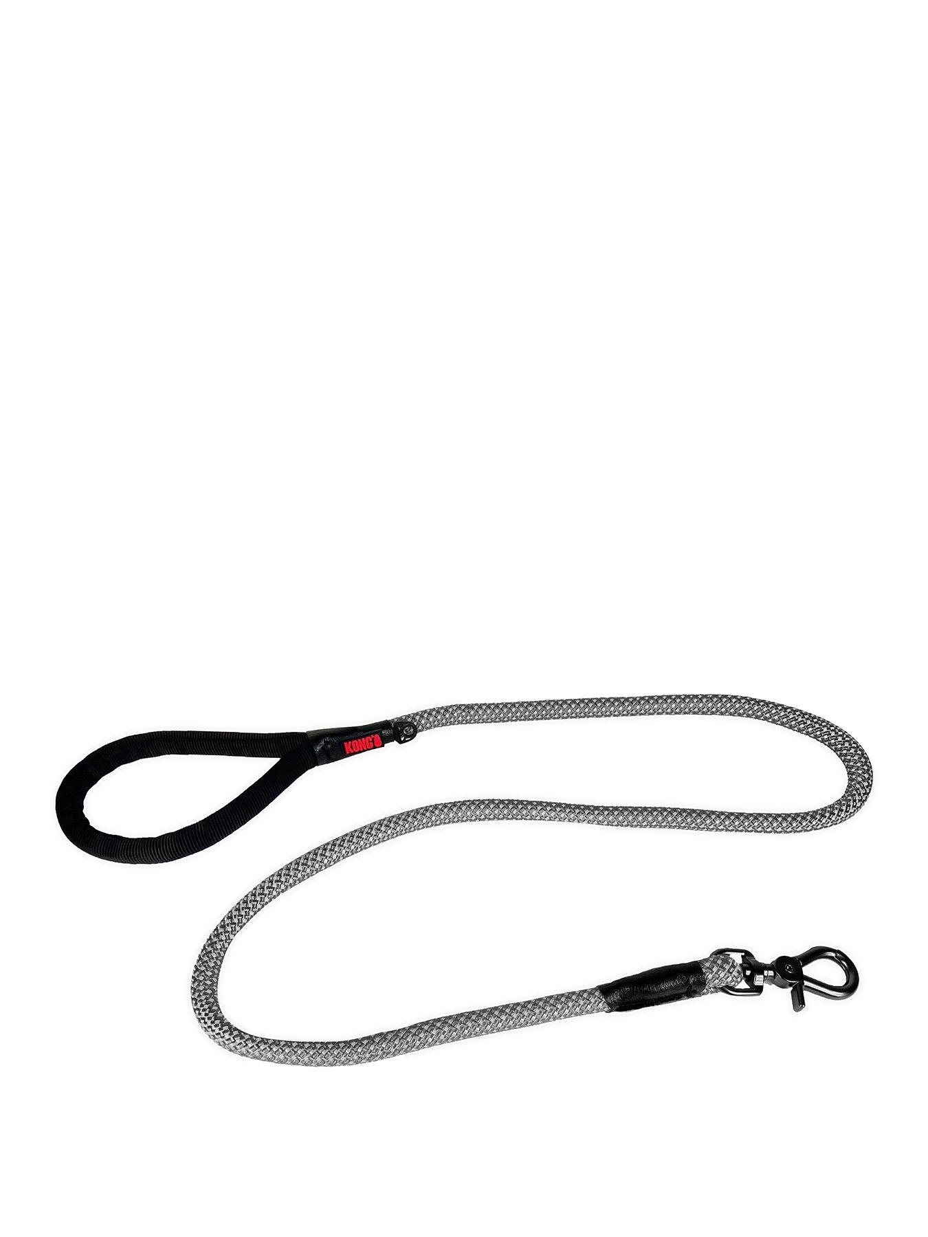 kong-rope-leash-grey