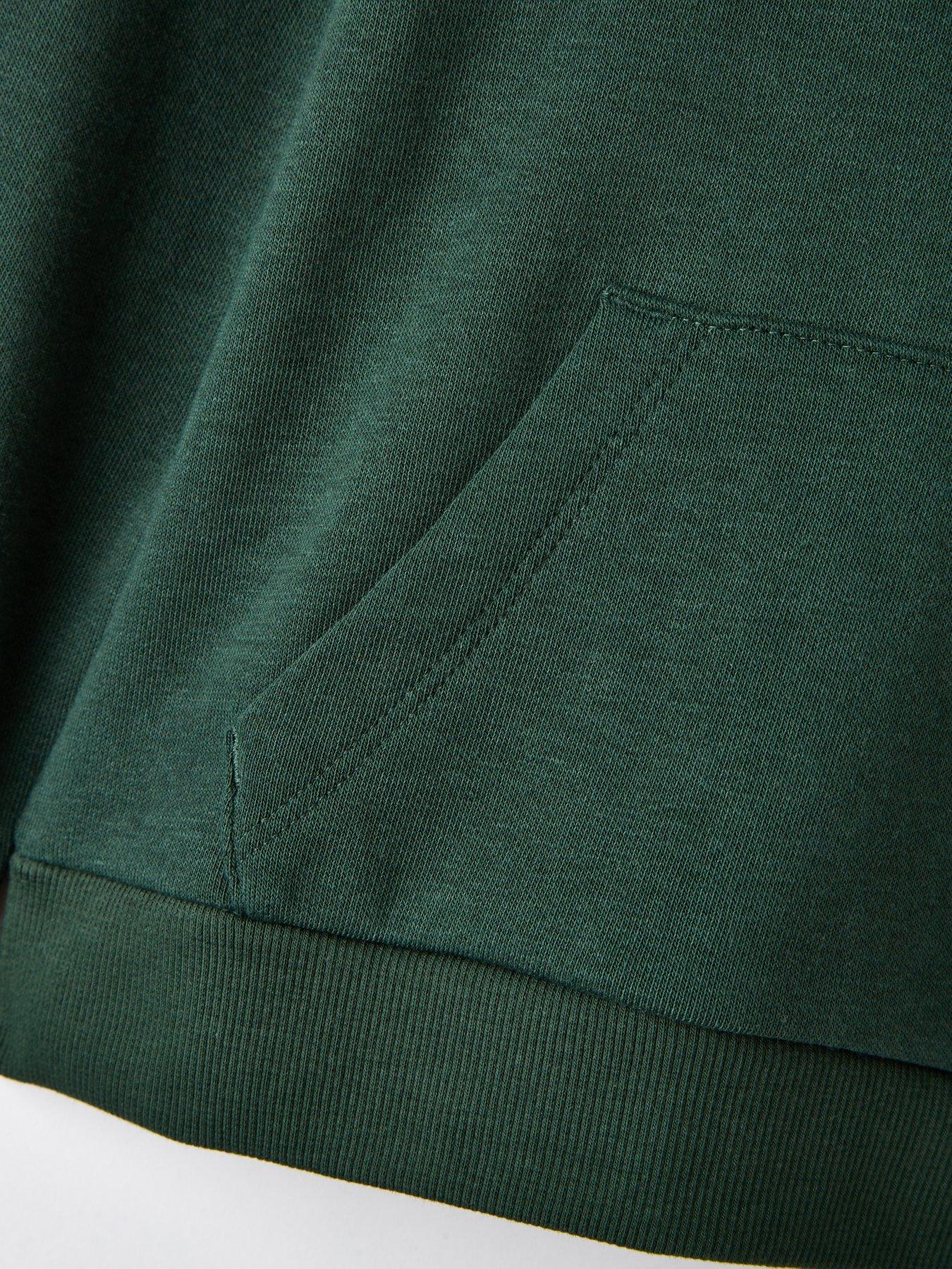  image of jack-jones-mini-younger-boys-ari-branding-hoodie-green