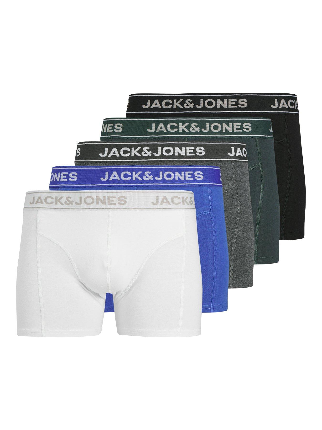 Image 1 of 2 of Jack & Jones Junior Boys 5 Pack Trunks - Multi