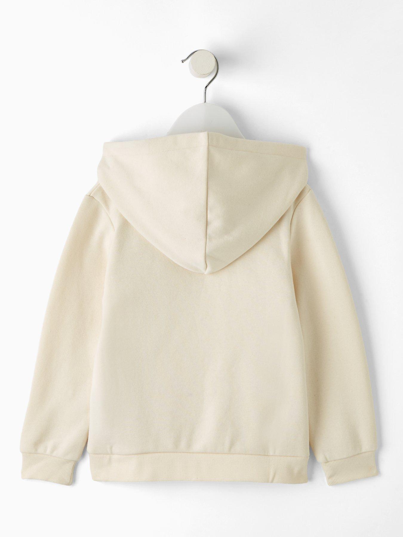  image of jack-jones-mini-younger-boys-ari-branding-hoodie-cream