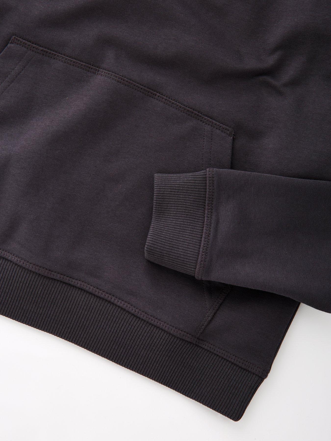  image of jack-jones-junior-boys-embroidered-hoodie-grey