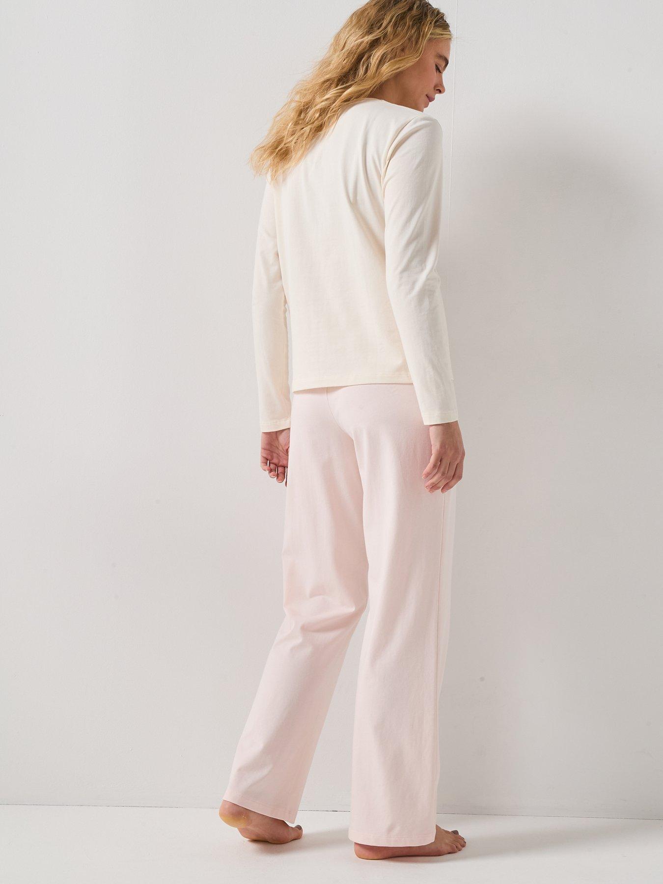 Image 2 of 6 of BOSS Long Sleeve And Pant Pyjama Set - Pastel Pink
