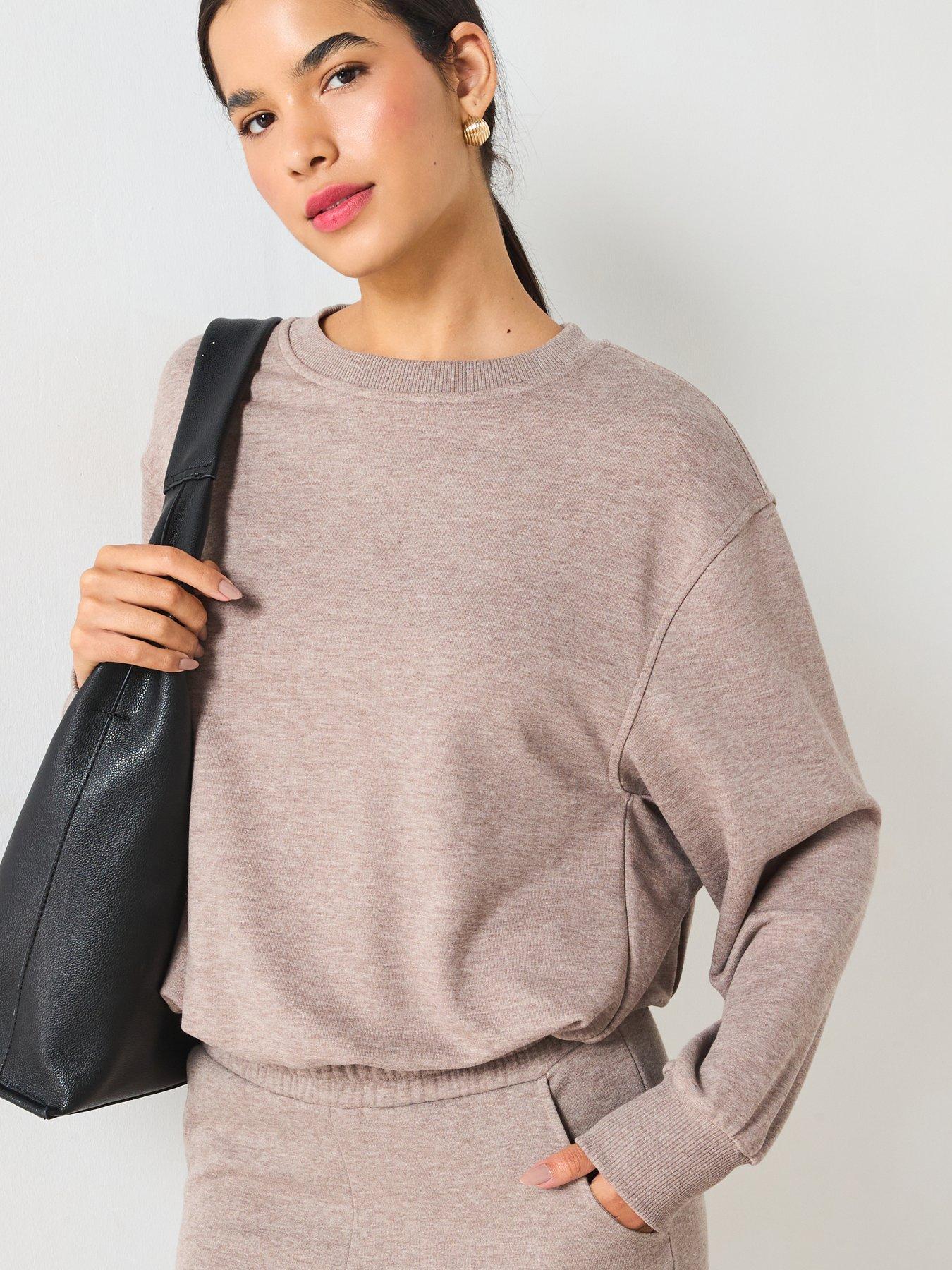 undefined Bubble Hem Sweatshirt - Cream