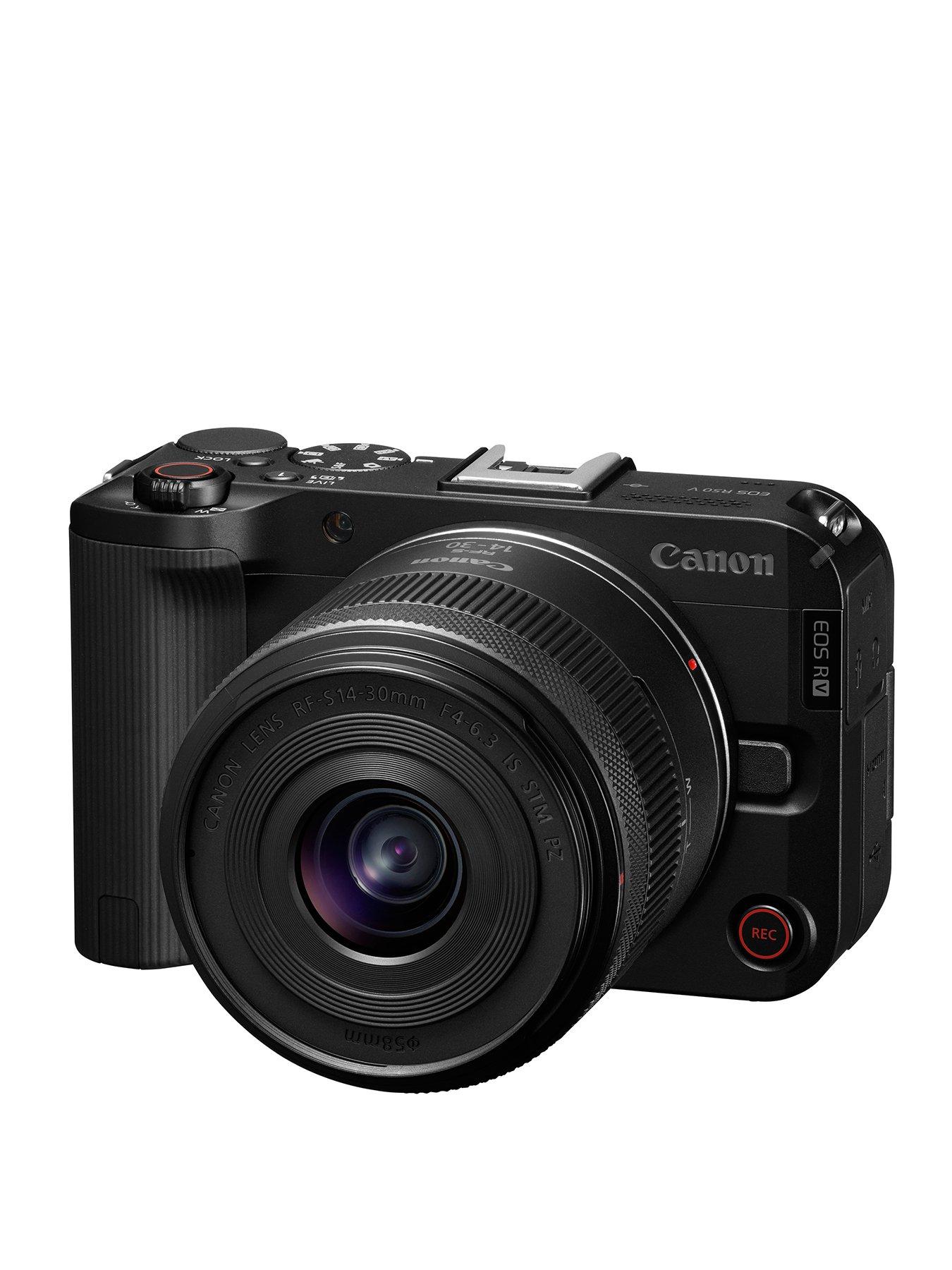 Image 1 of 7 of Canon EOS R50 V APS-C Mirrorless Camera - Black - Camera + 14-30mm Lens