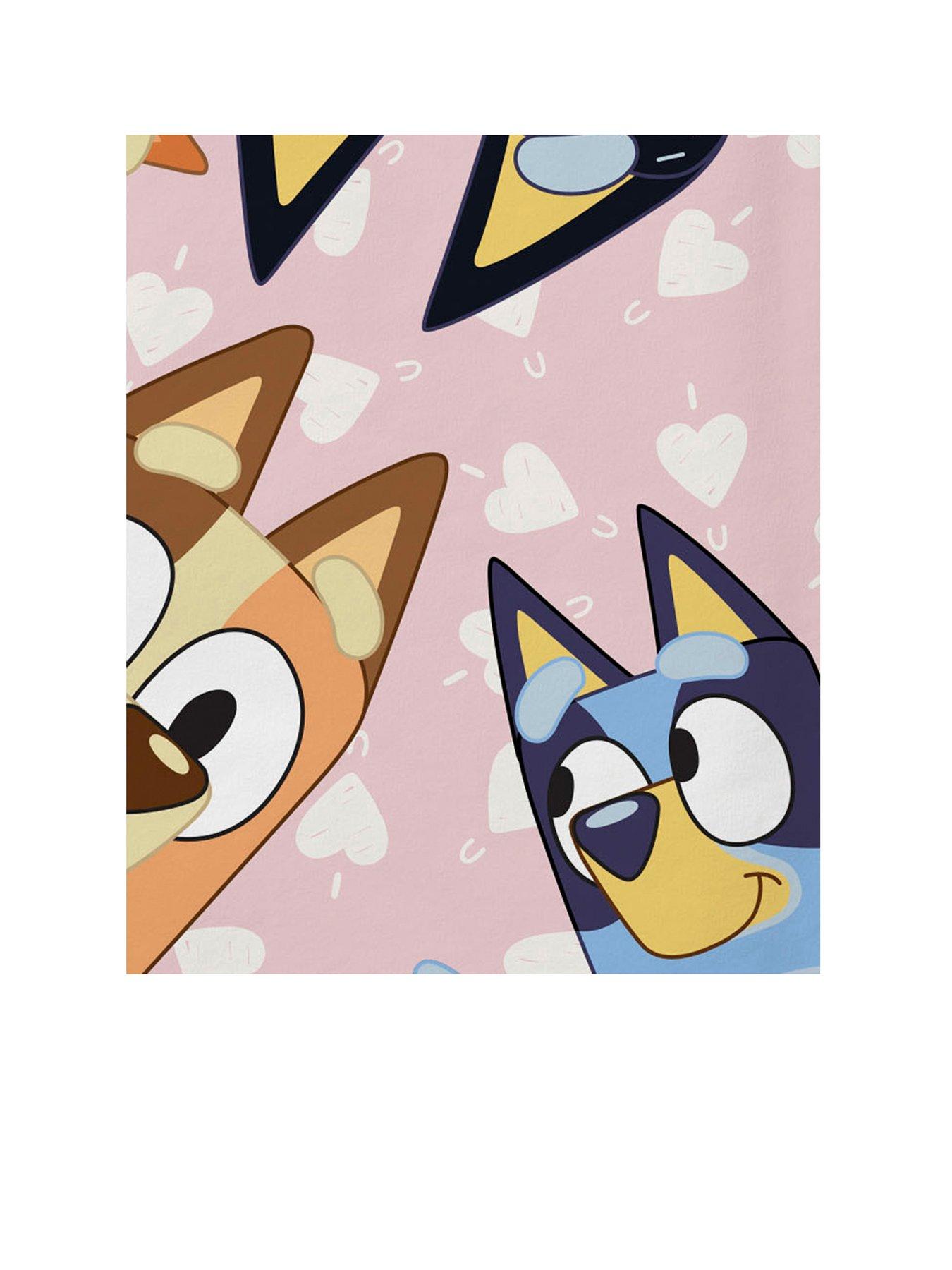  image of bluey-i-love-u-100-cotton-towel--70x140cm