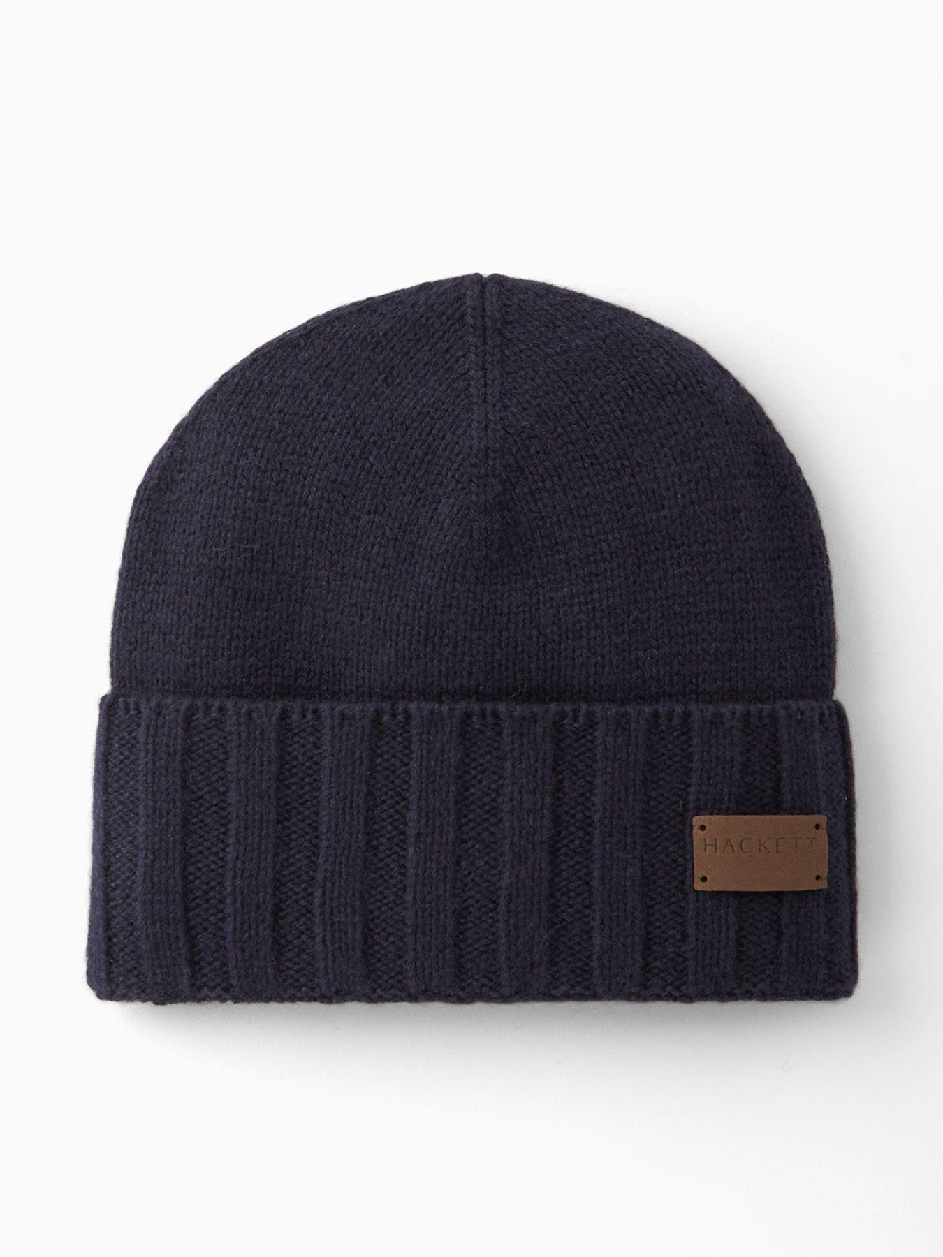 Hackett Cashmere Beanie - Navy