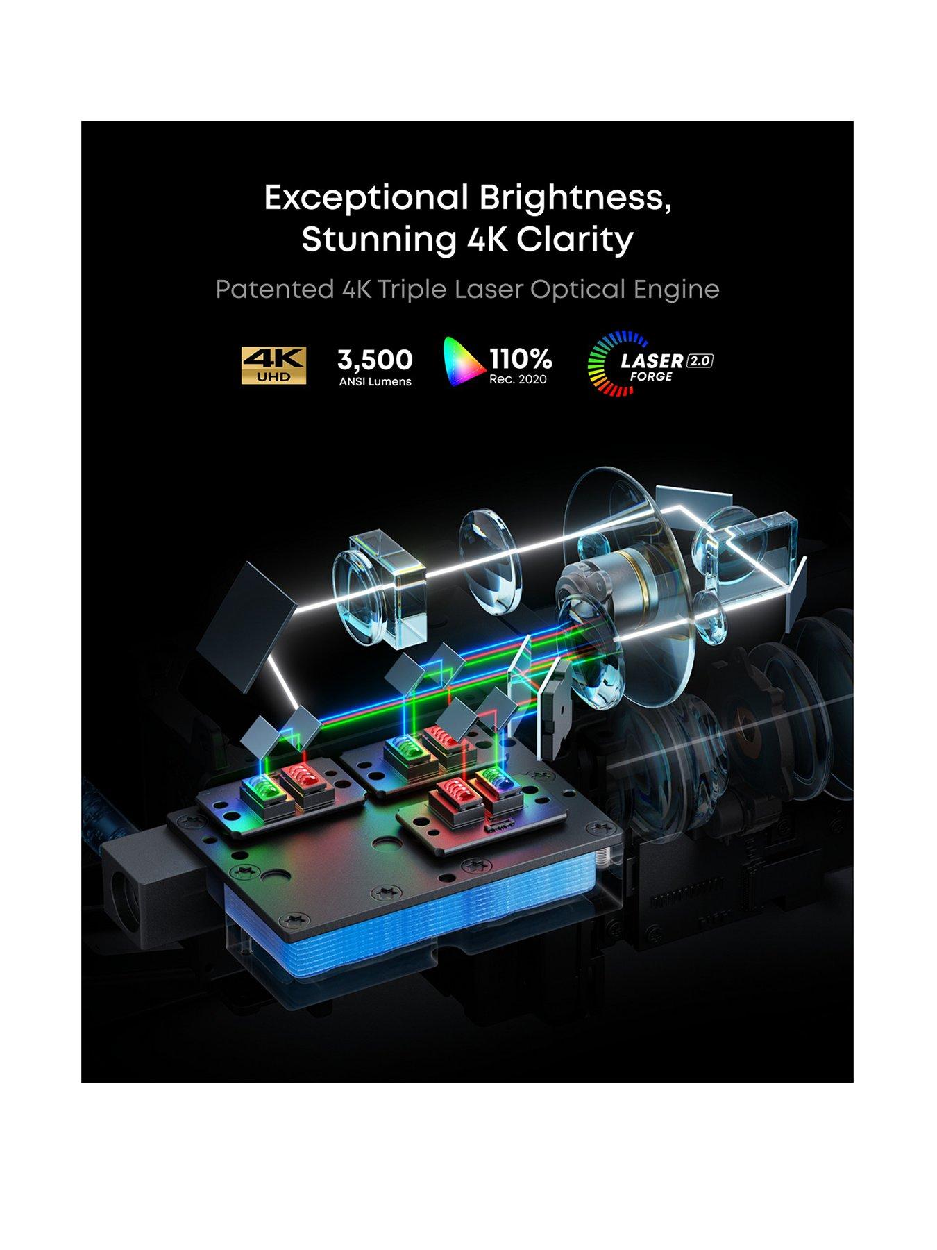 Image 2 of 8 of Anker NEBULA X1 4K Ultra HD Smart Home Cinema Projector, Google TV