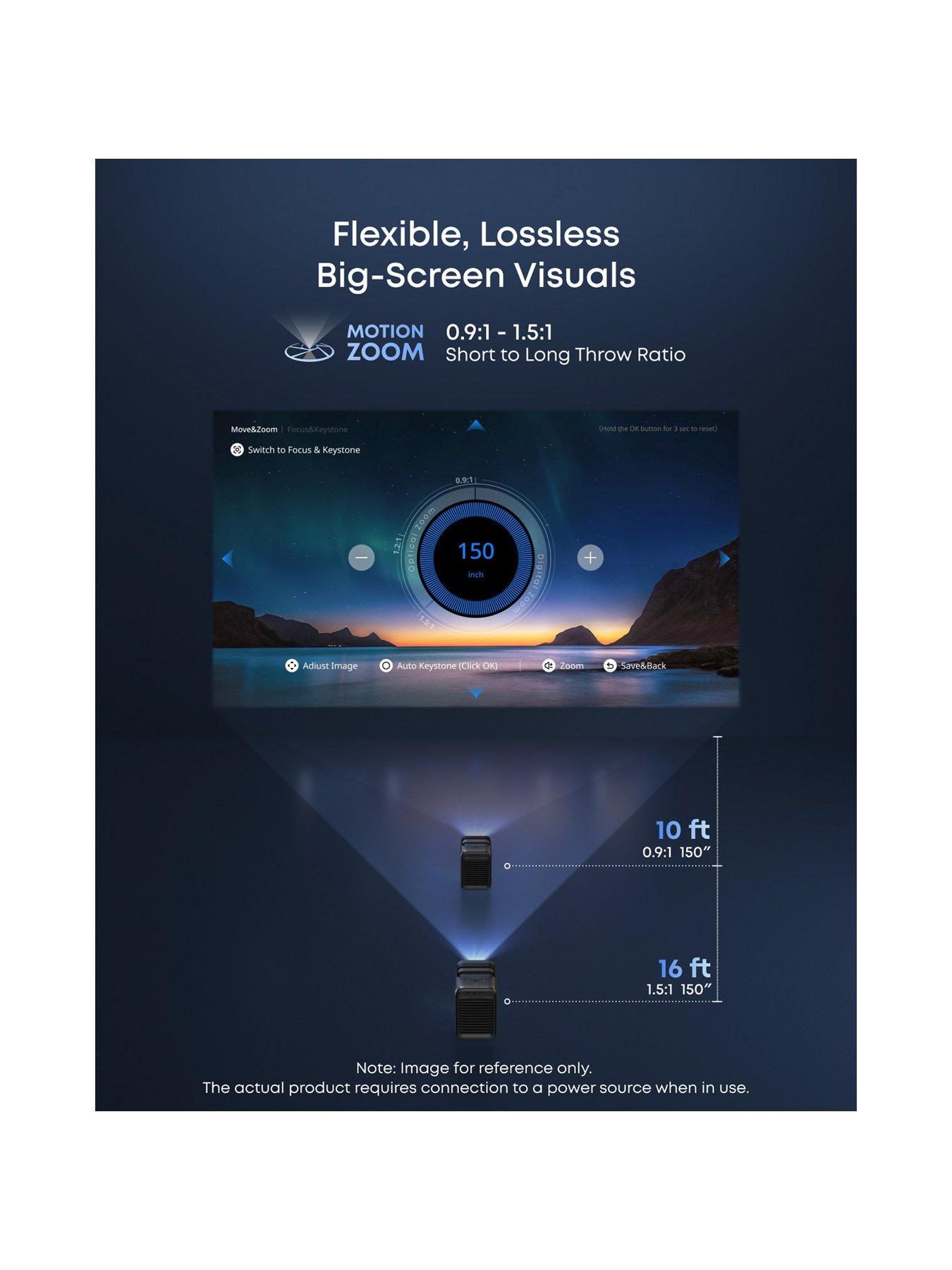 Image 5 of 8 of Anker NEBULA X1 4K Ultra HD Smart Home Cinema Projector, Google TV