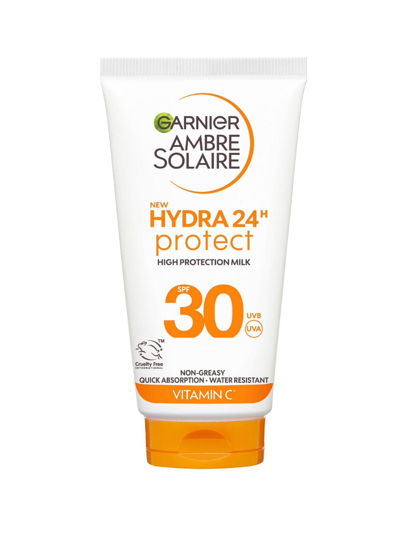  image of garnier-ambre-solaire-spf-30-hydra-24-hour-protect-high-protection-uvb-amp-uva-hydrating-sun-cream-lotion50ml