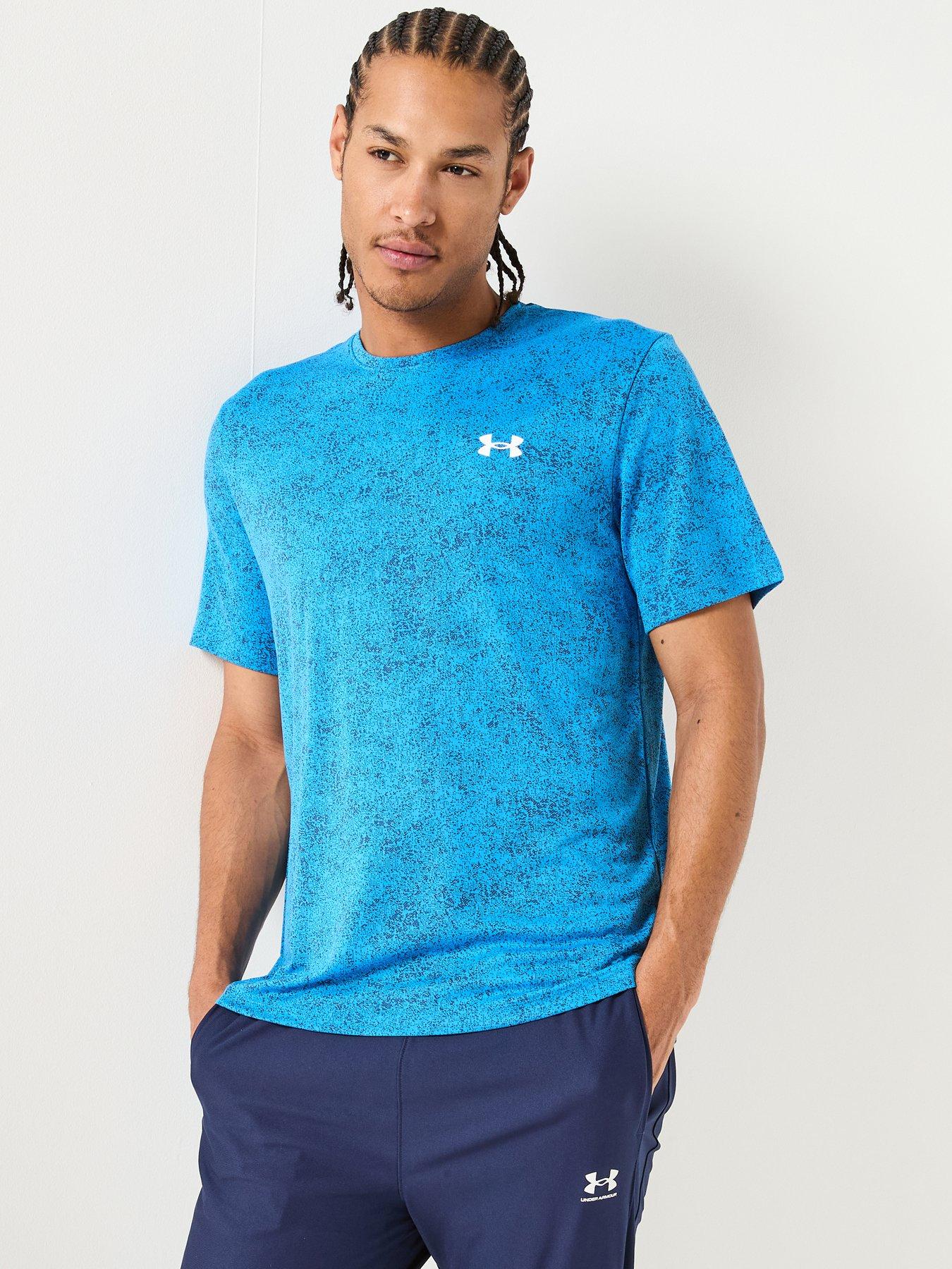 UNDER ARMOUR Mens Training Tech Pixelate T-Shirt - Blue