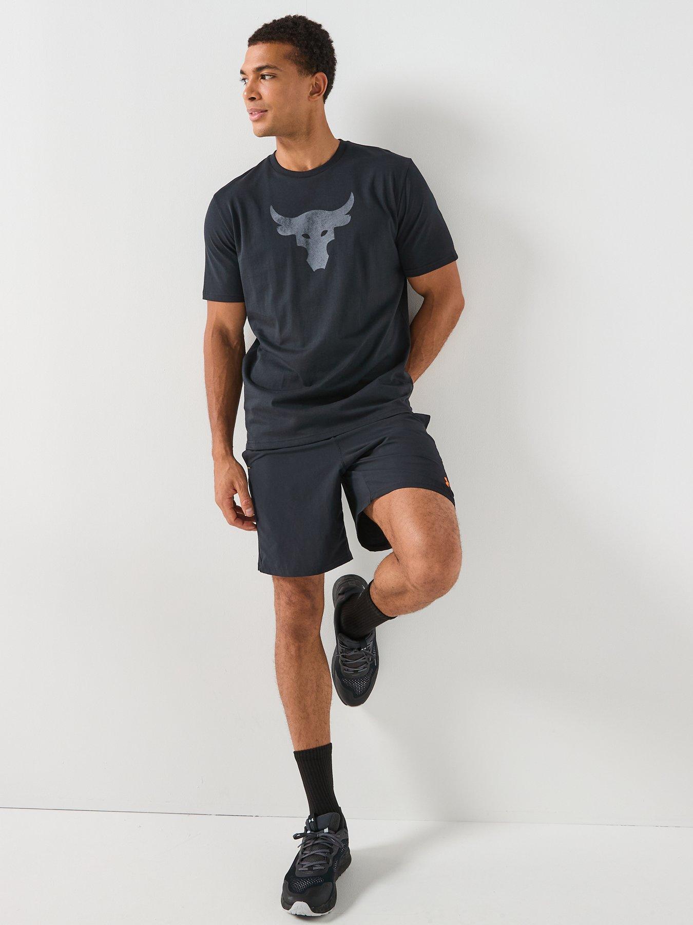  image of under-armour-mens-training-project-rock-brahma-bull-t-shirt-black