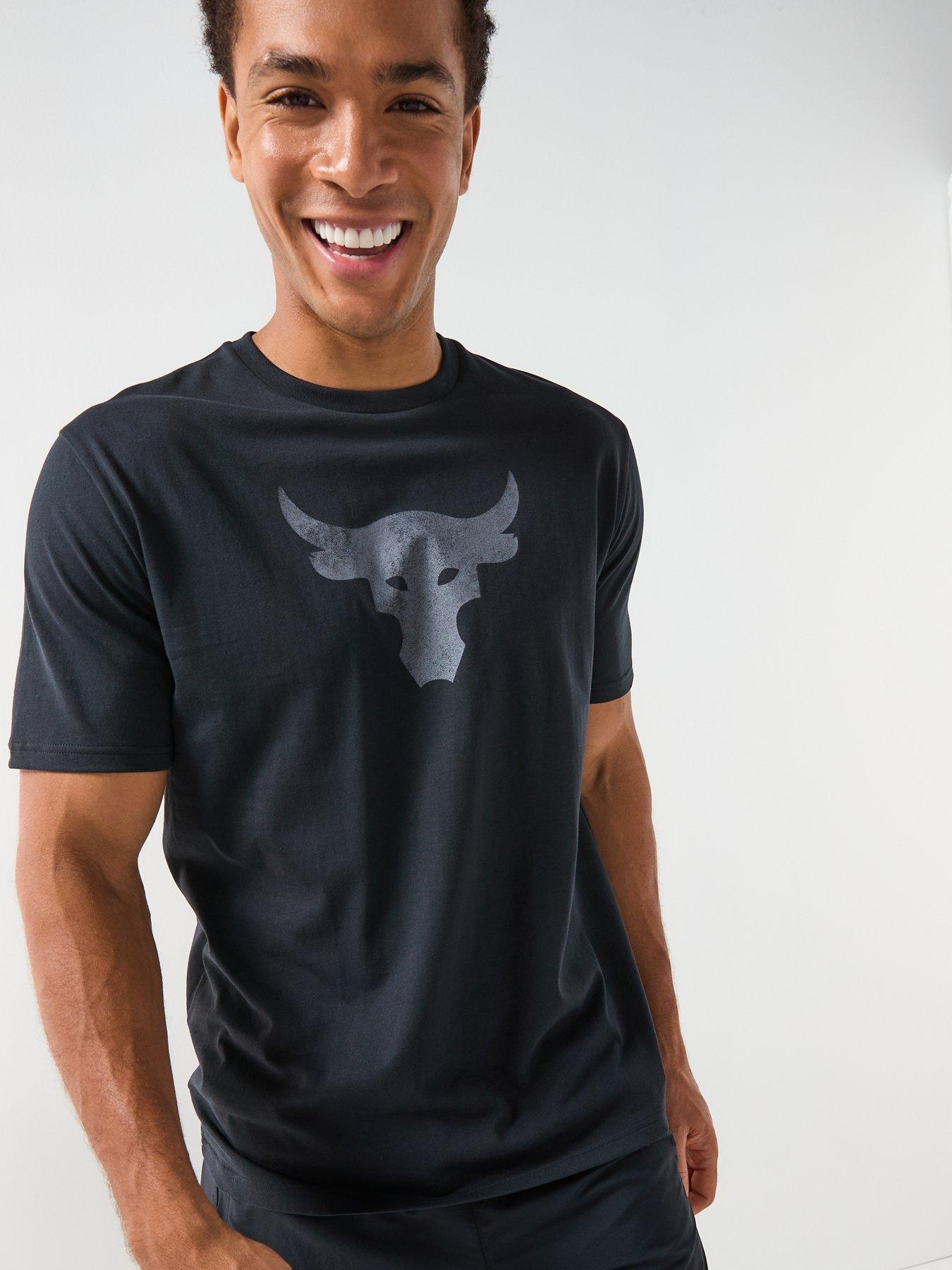  image of under-armour-mens-training-project-rock-brahma-bull-t-shirt-black