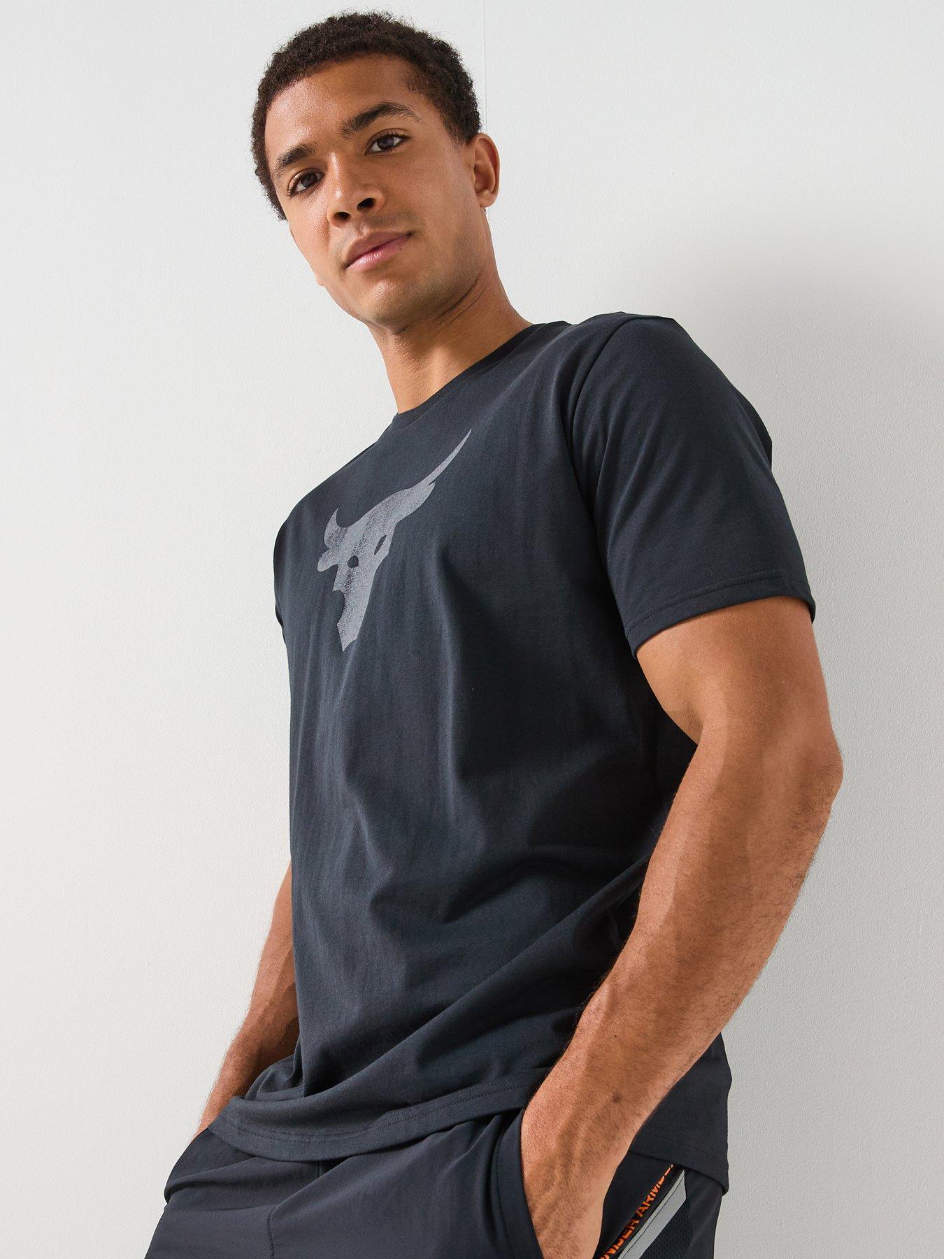 image of under-armour-mens-training-project-rock-brahma-bull-t-shirt-black